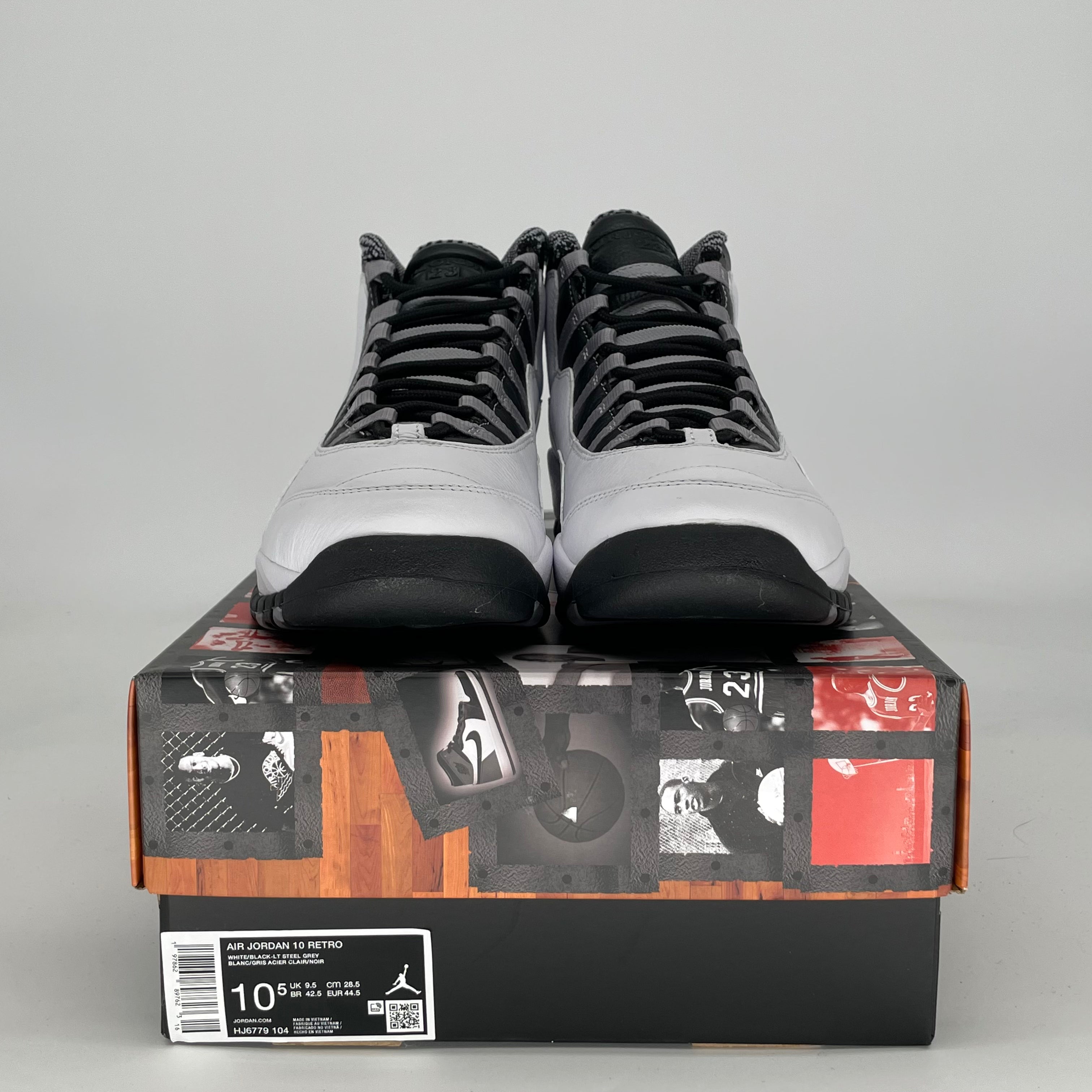 AIR JORDAN 10 STEEL HJ6779-104 SIZE 10.5/12W