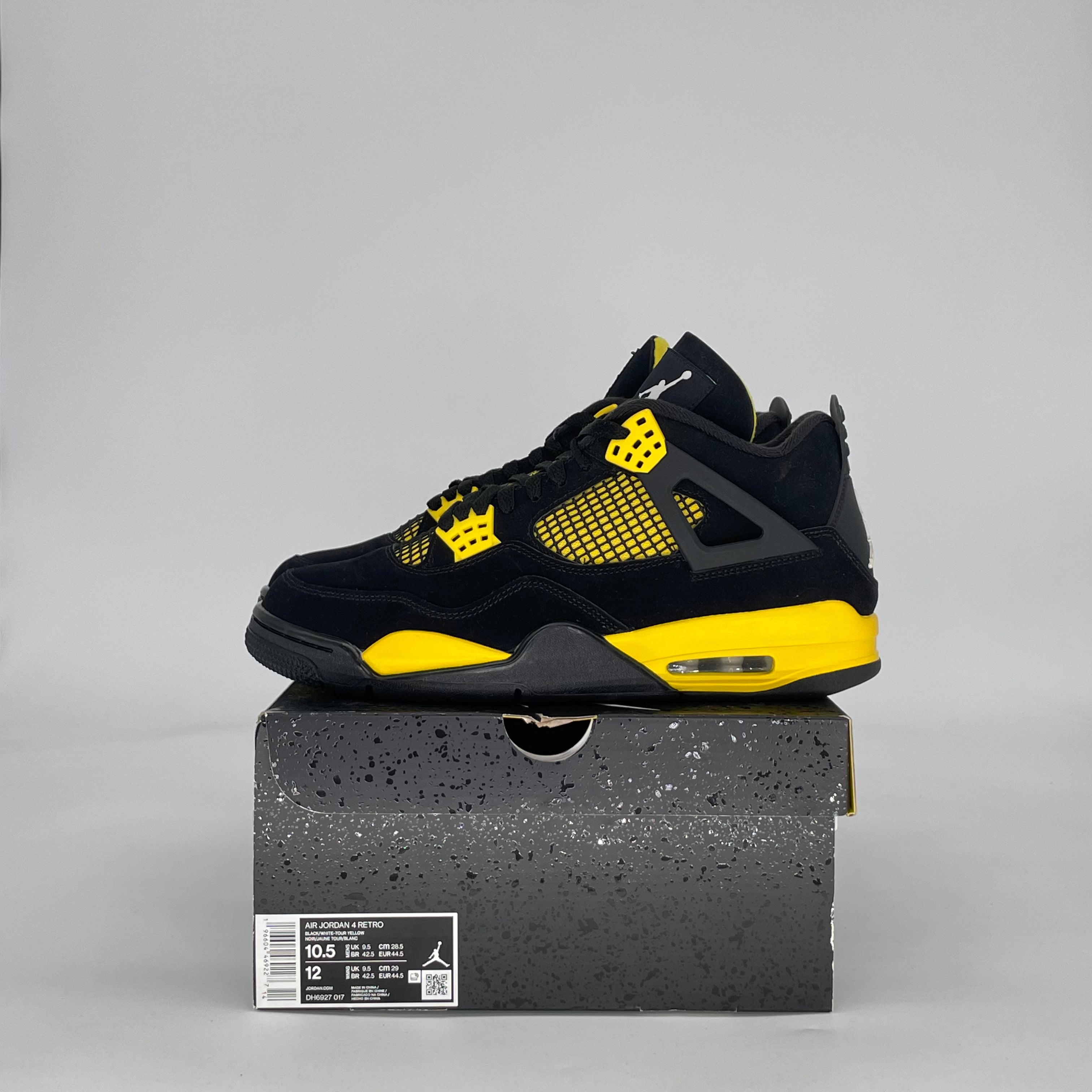 AIR JORDAN 4 THUNDER DH6927-017 SIZE 10.5/12W