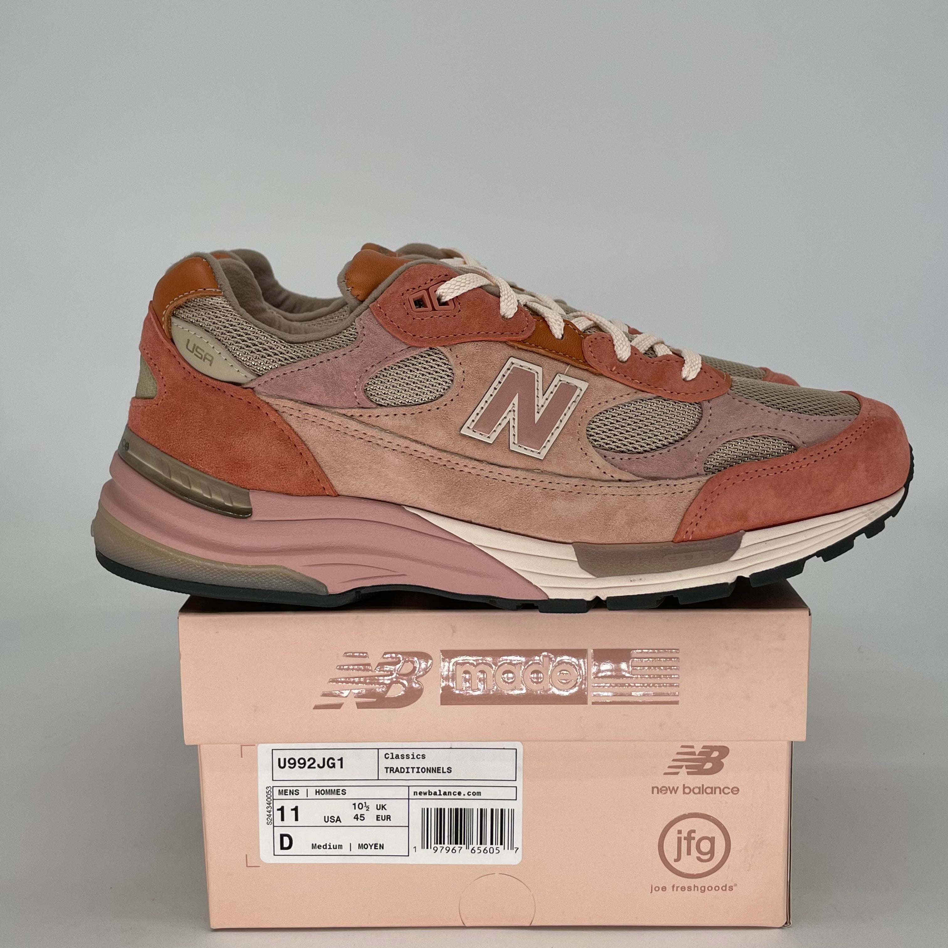 JOE FRESHGOODS X NEW BALANCE 992 AGED WELL U992JG1 SIZE 11/12.5W