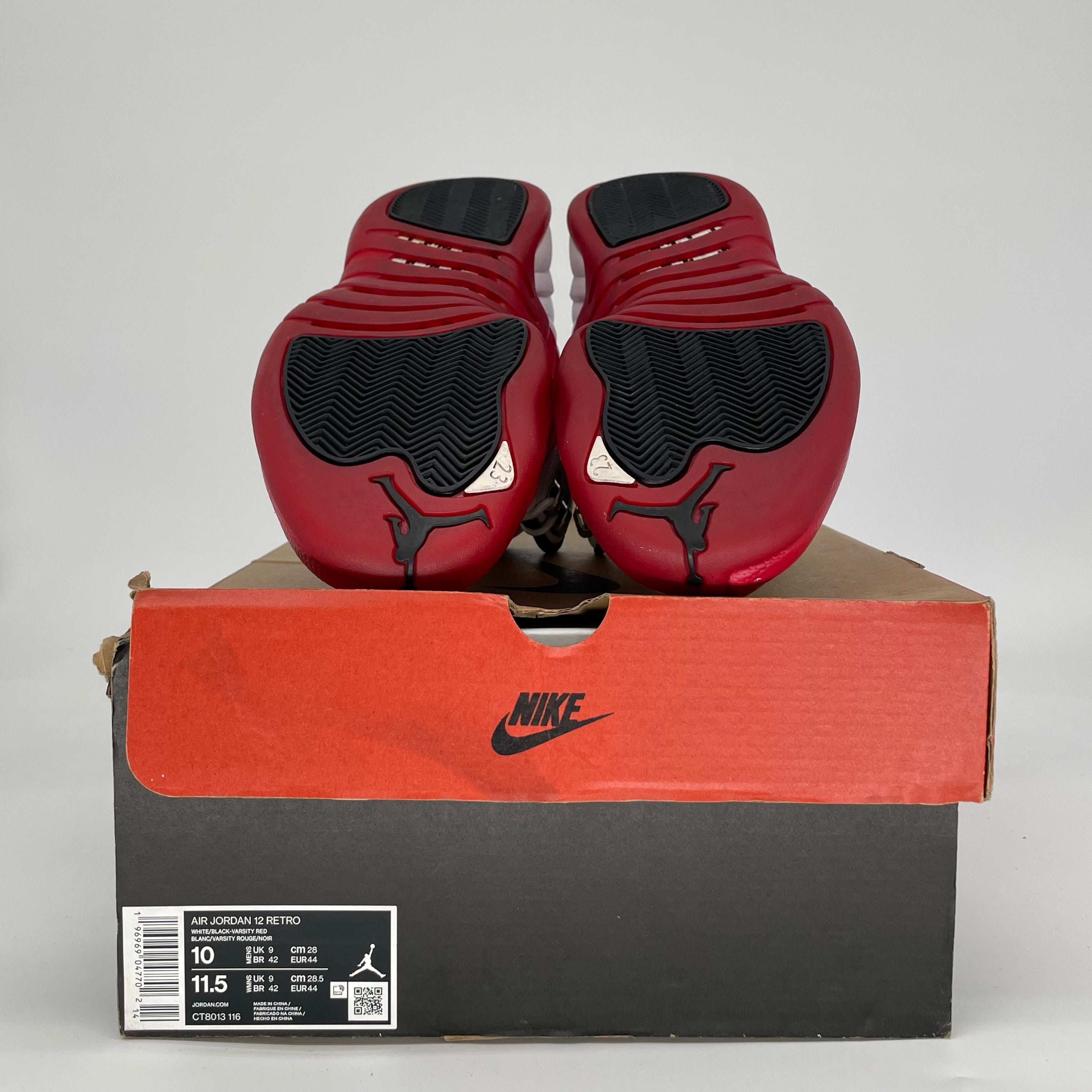AIR JORDAN 12 CHERRY CT8013-116 SIZE 10/11.5W