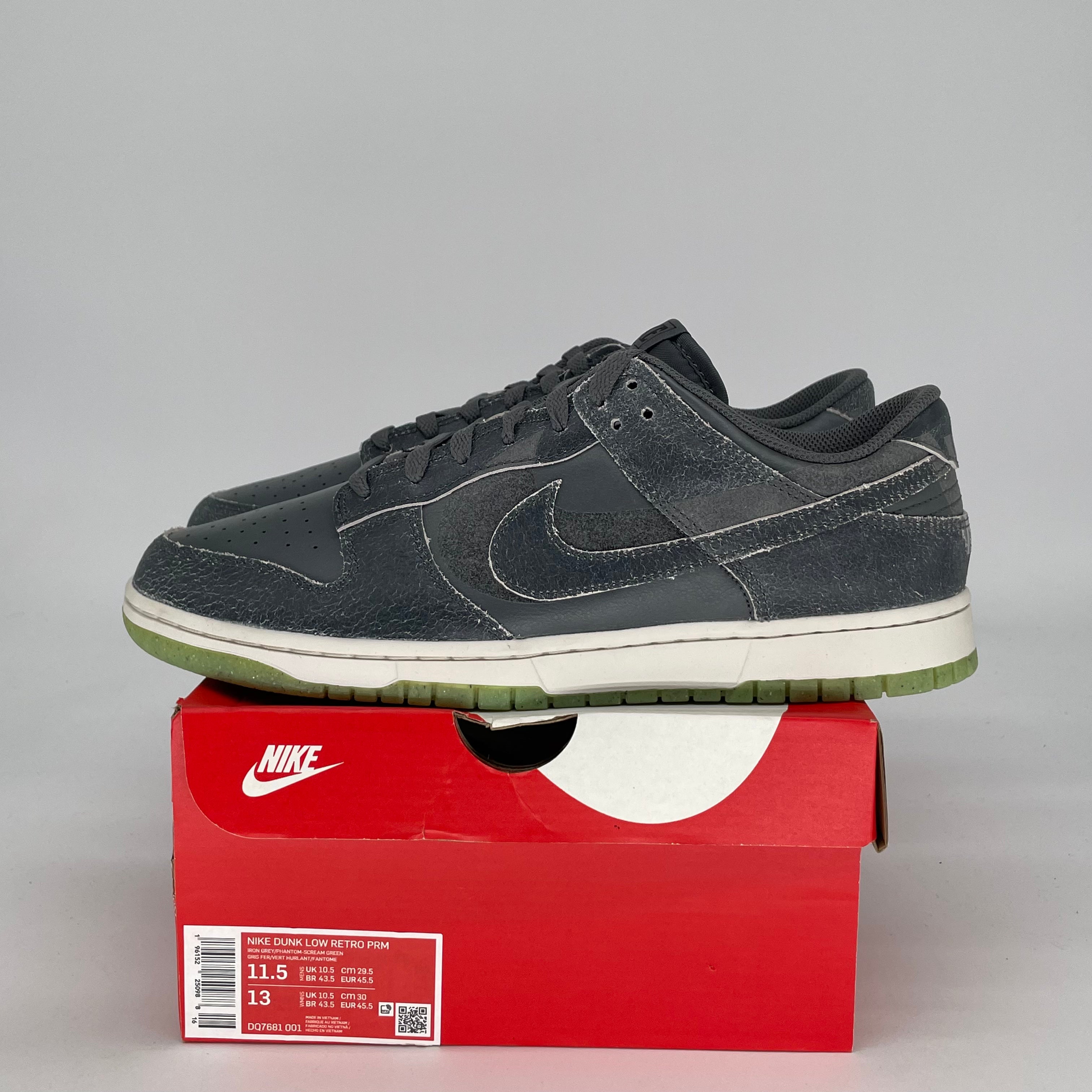 NIKE DUNK LOW HALLOWEEN DQ7681-001 SIZE 11.5/13W
