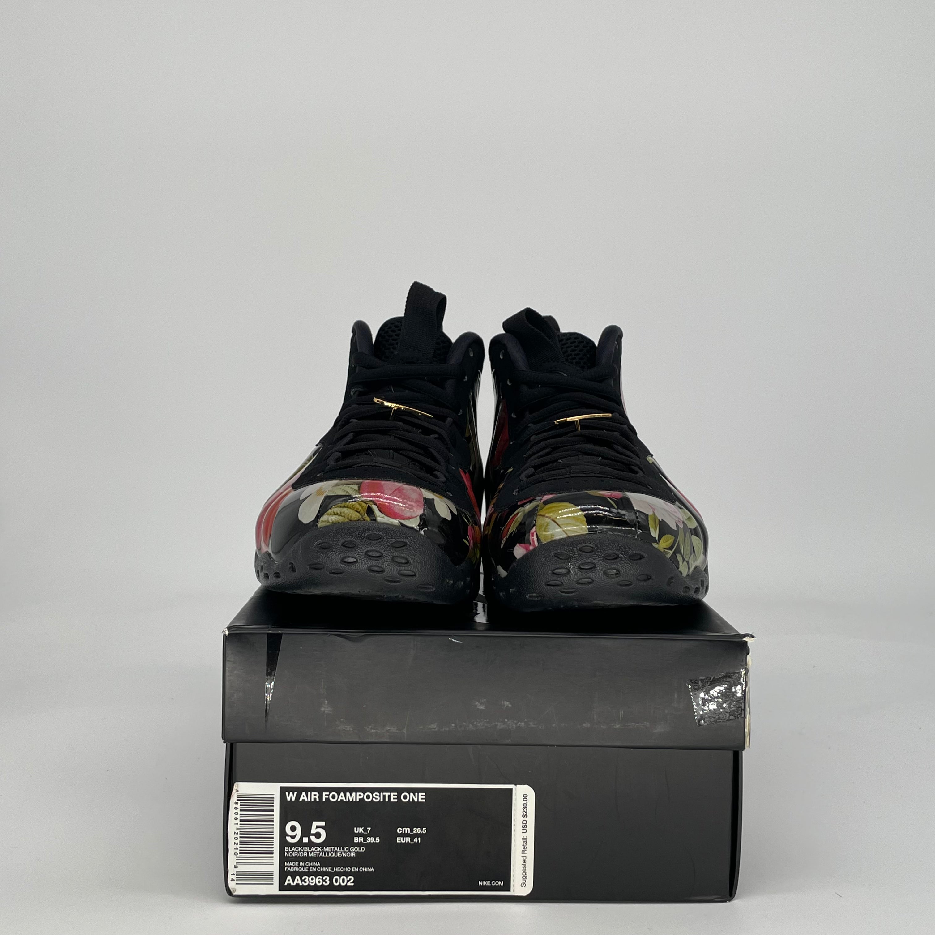 NIKE AIR FOAMPOSITE FLORAL W AA3963-002 SIZE 8/9.5W