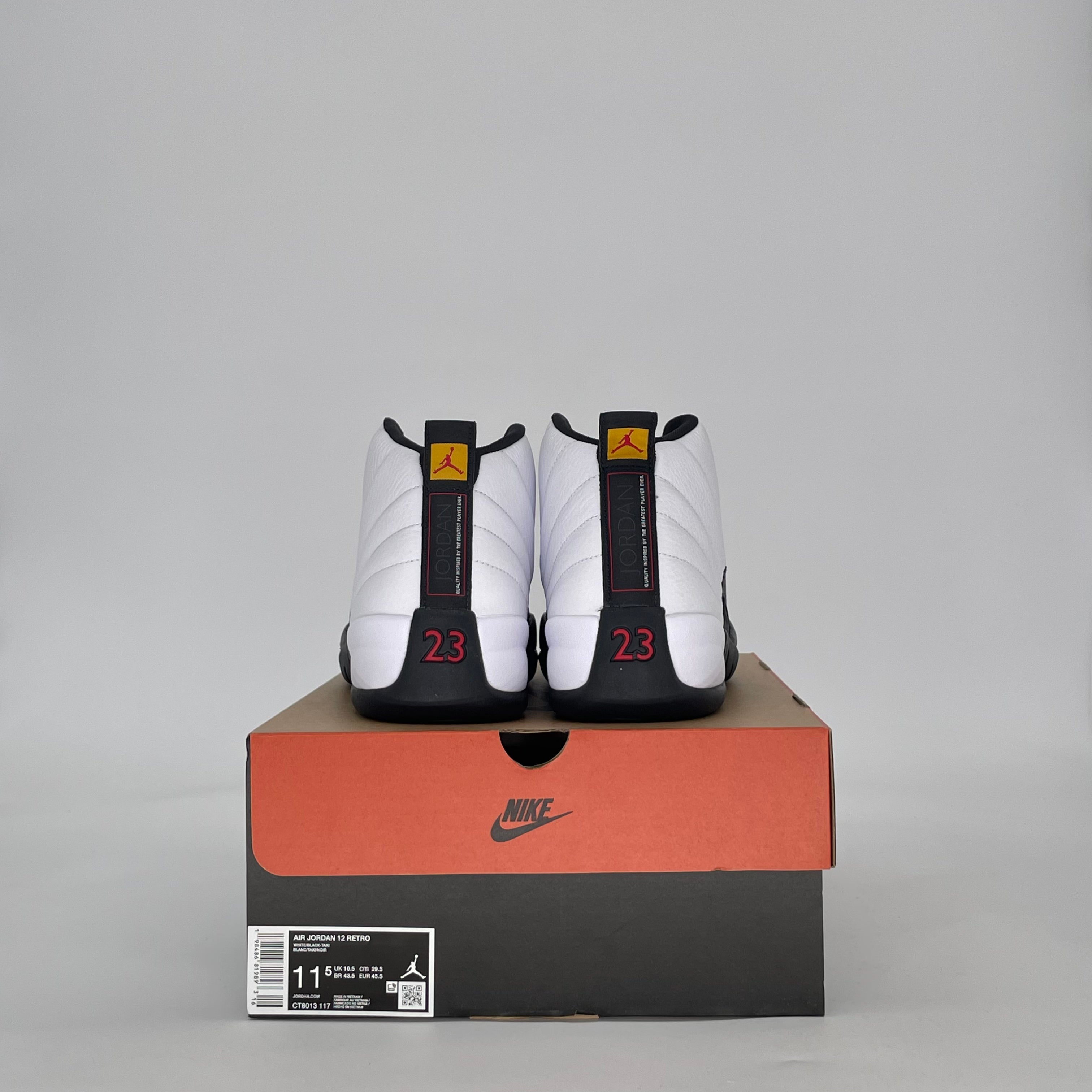 AIR JORDAN 12 TAXI CT8013-117 SIZE 11.5/13W