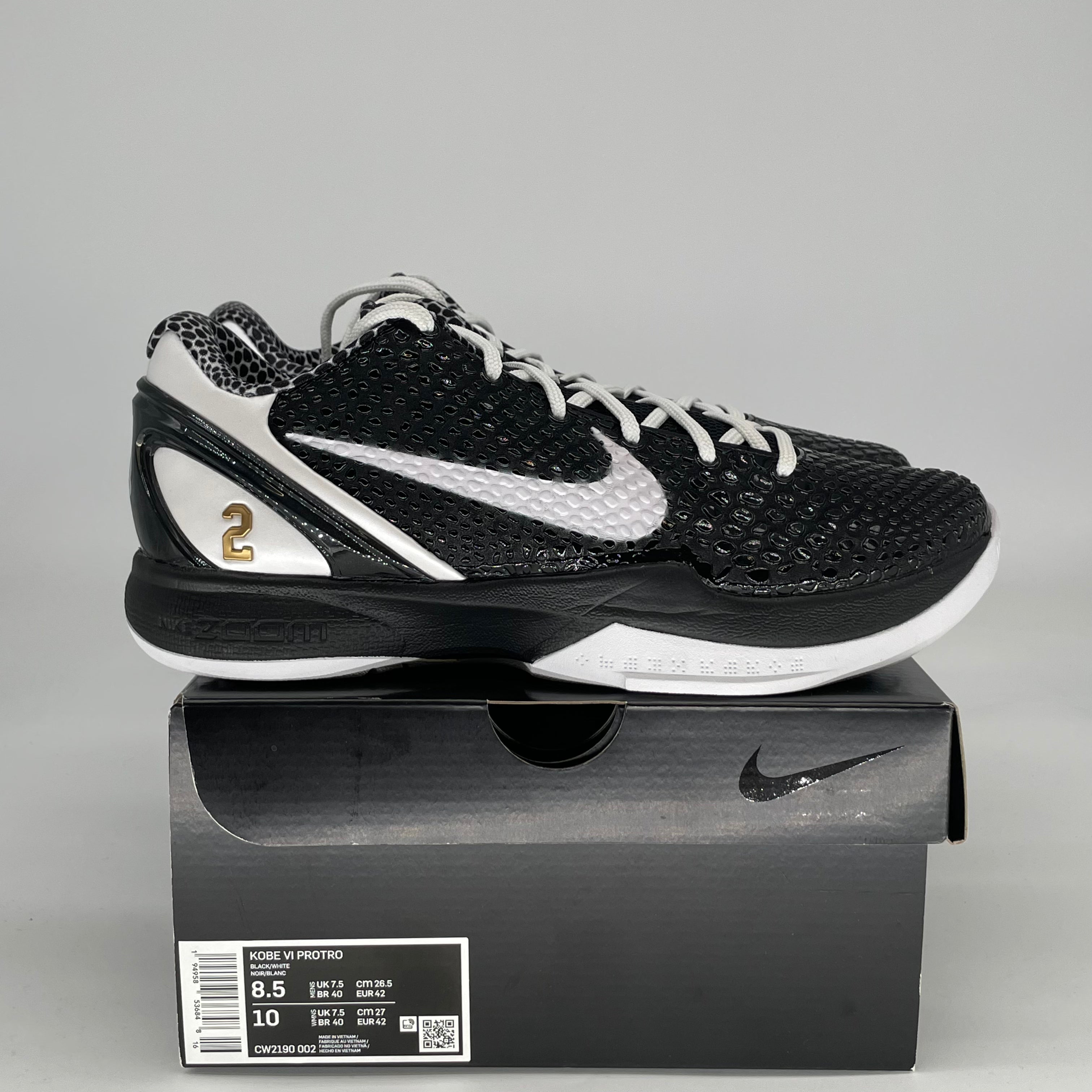 NIKE KOBE 6 PROTRO MAMBACITA SWEET 16 CW2190-002 SIZE 8.5/10W