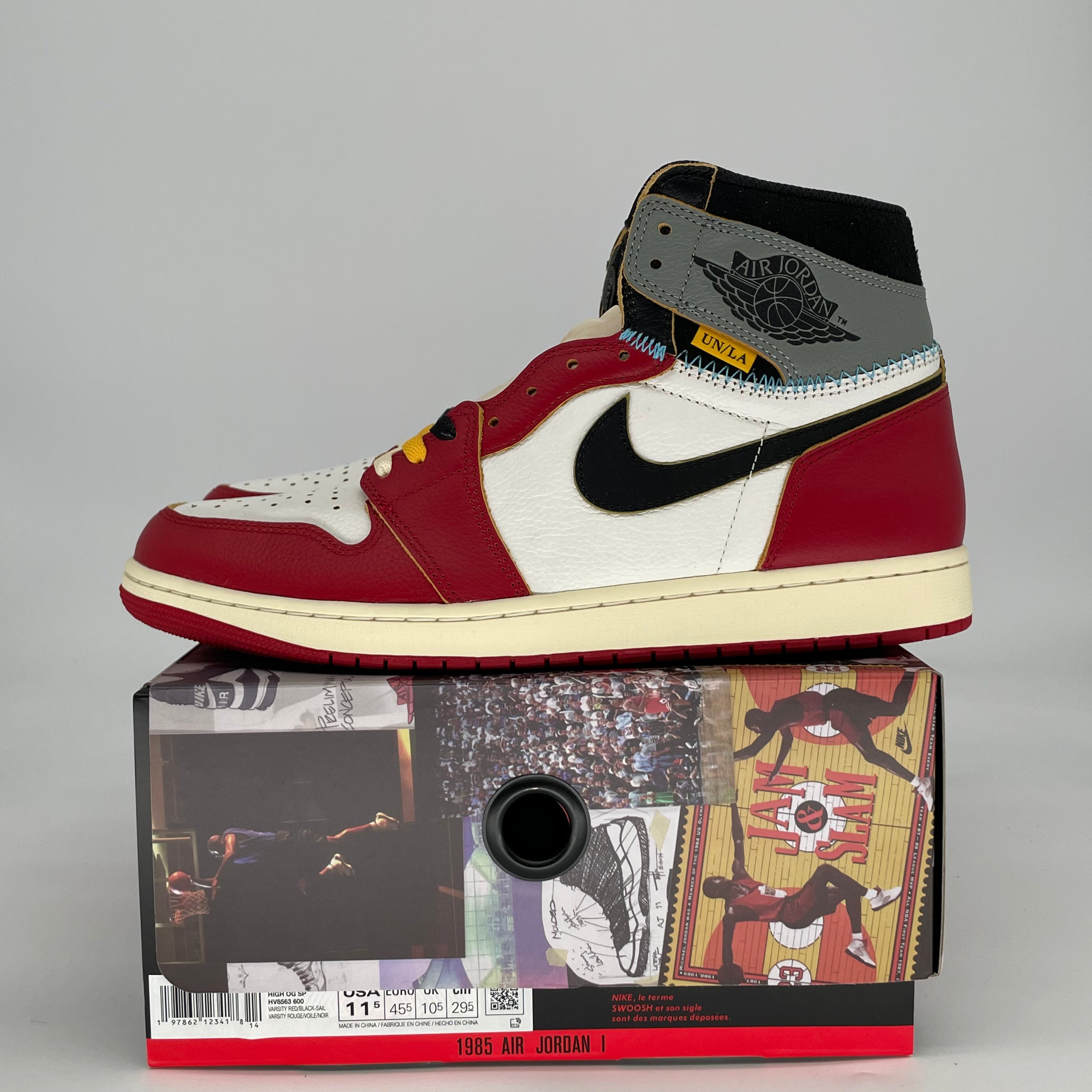 AIR JORDAN 1 UNION LA CHICAGO SHADOW HV8563-600 SIZE 11.5/13W