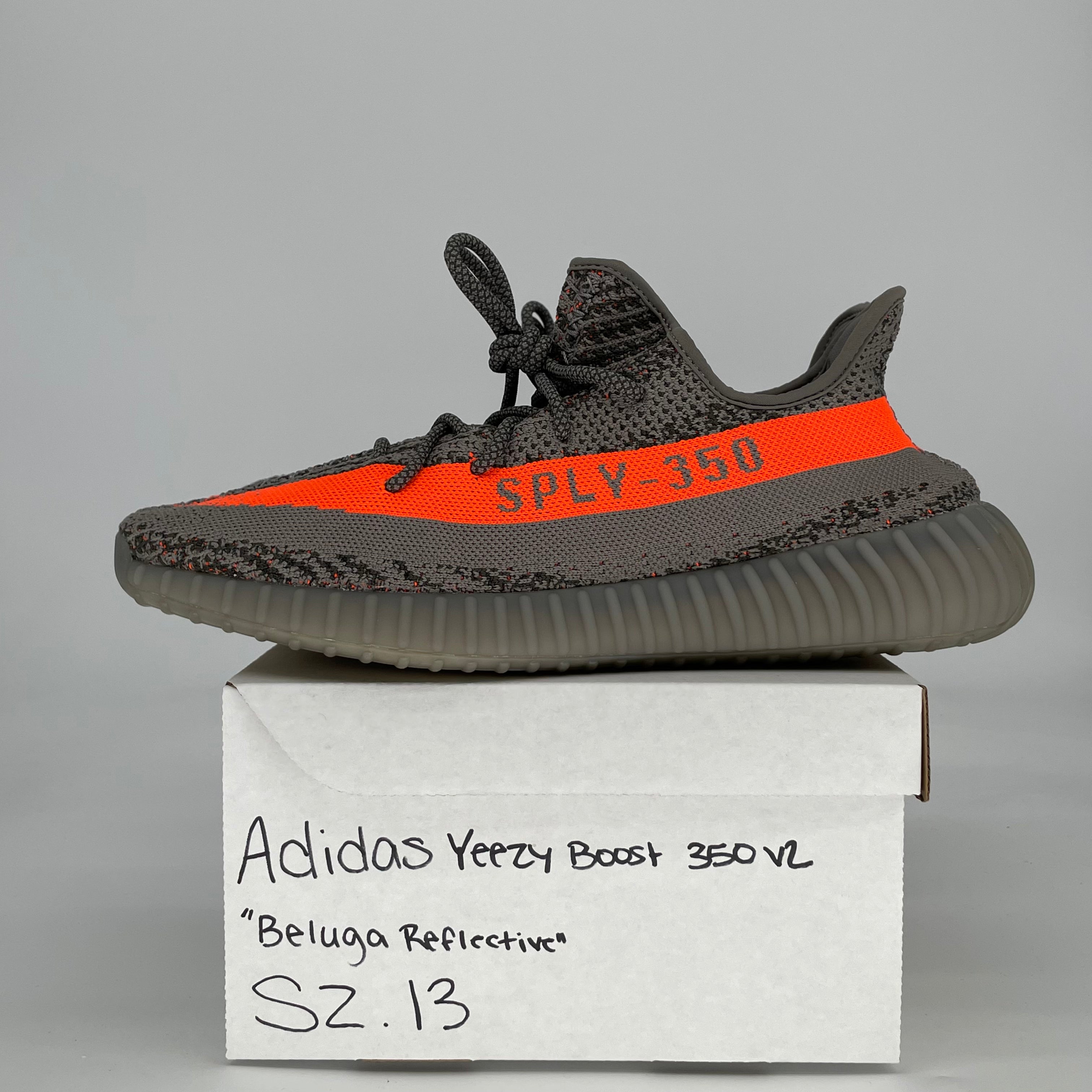 ADIDAS YEEZY BOOST 350 V2 BELUGA REFLECTIVE GW1229 SIZE 13/14.5W