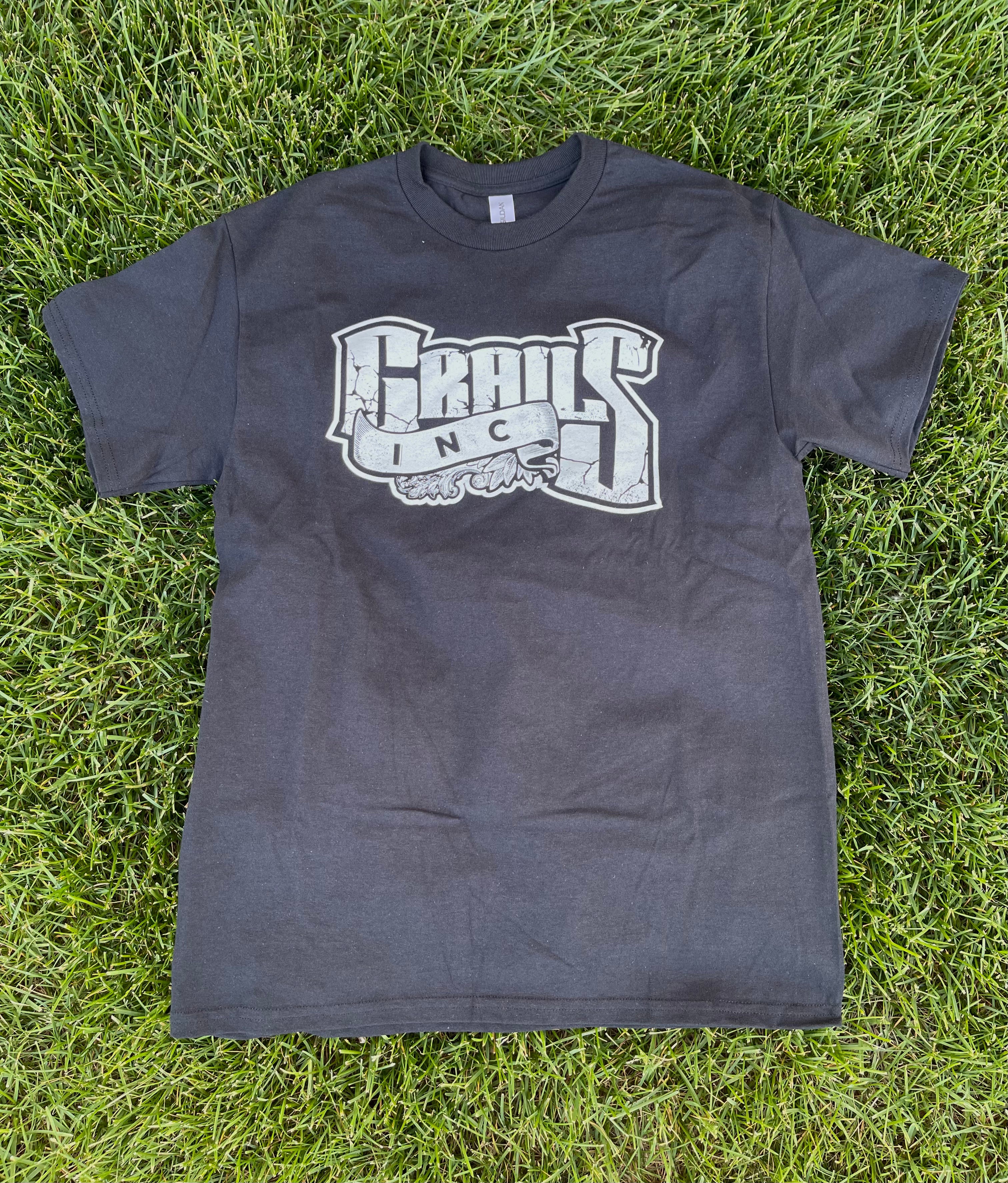 Grails Inc Classic Logo Tee  Black/Grey