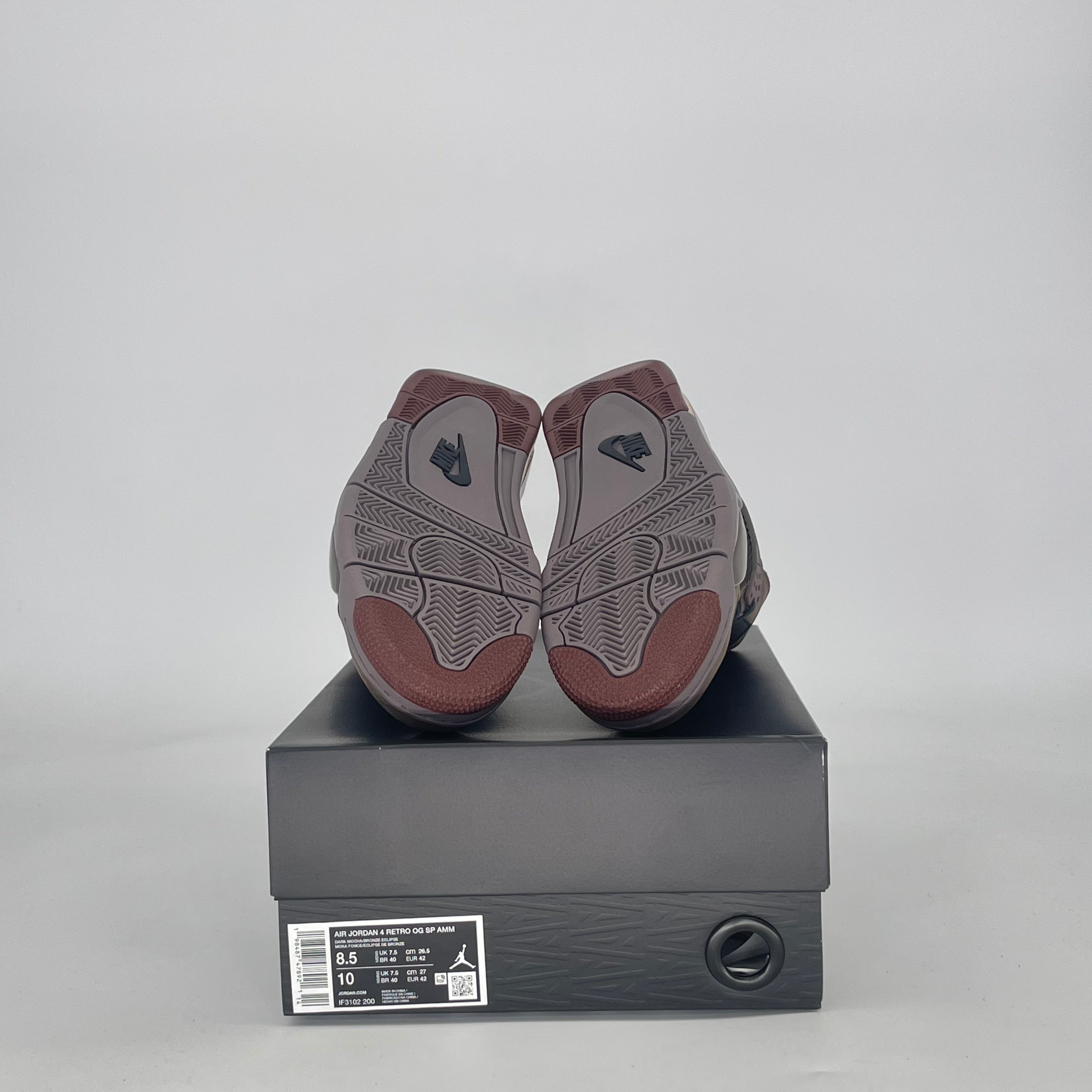 AIR JORDAN 4 A MA MANIERE DARK MOCHA IF3102-200 SIZE 8.5/10W
