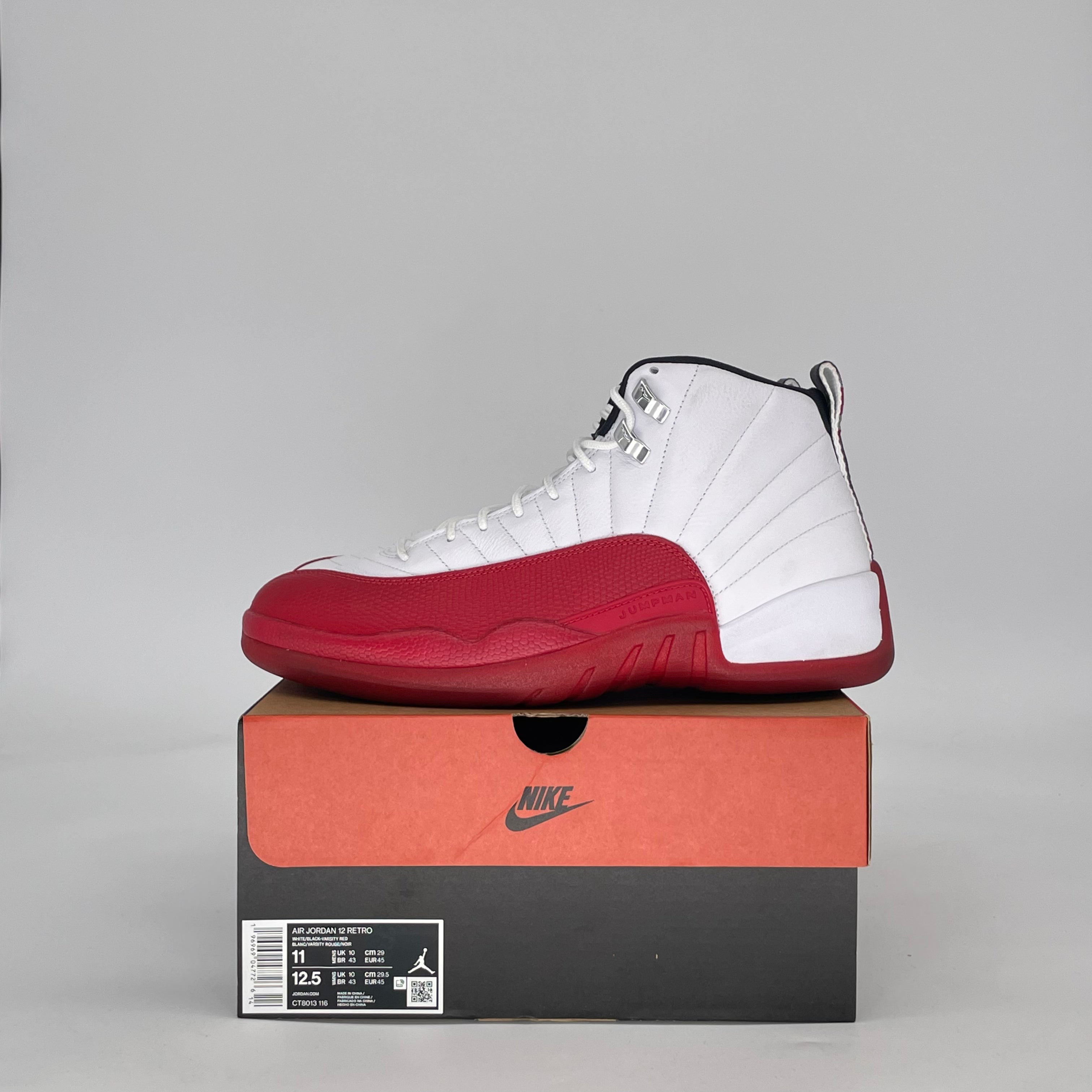 AIR JORDAN 12 CHERRY (2023) CT8013-116 SIZE 11/12.5W