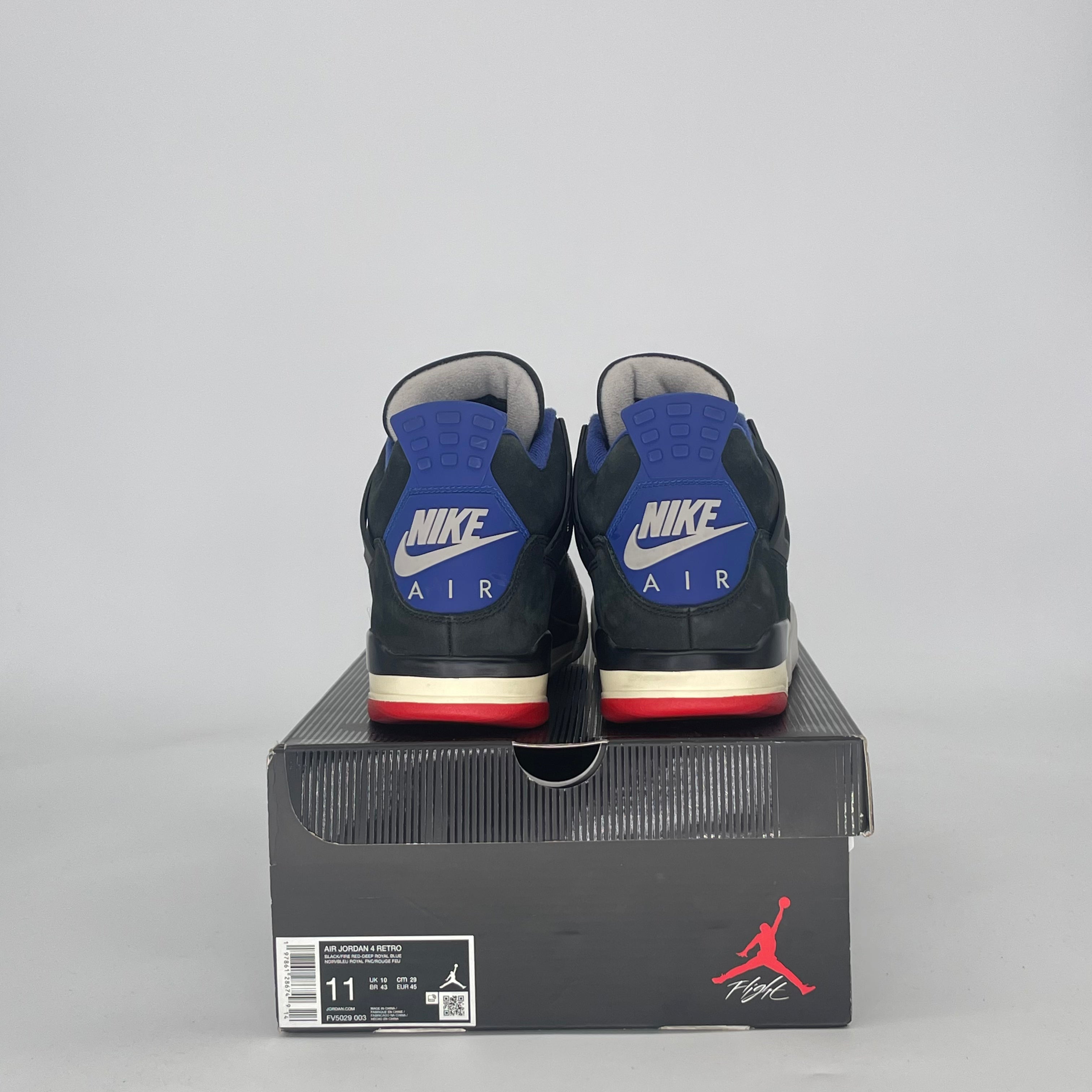 AIR JORDAN 4 RARE AIR (WHITE LETTERING) FV5029-003 SIZE 11/12.5W