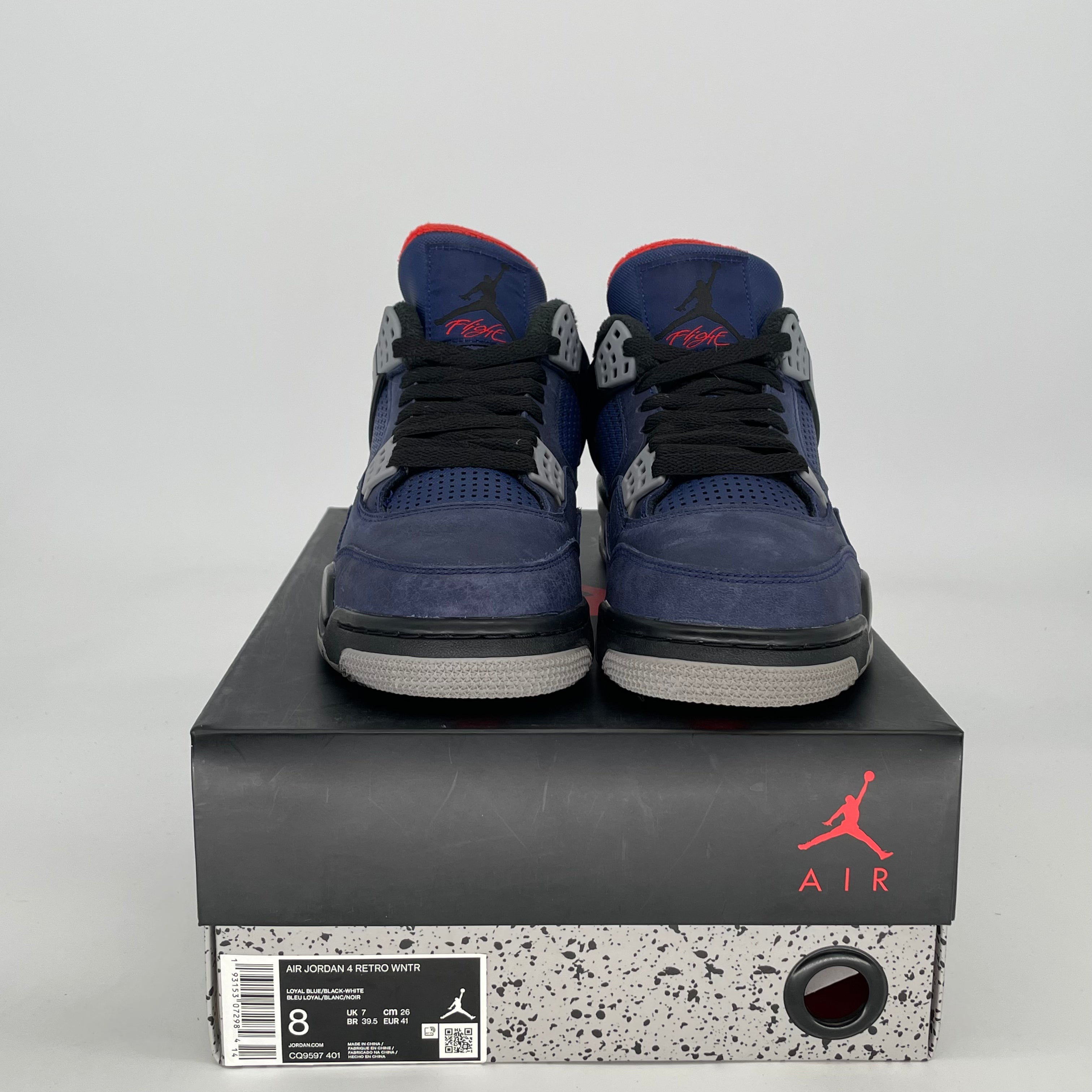 AIR JORDAN 4 WINTERIZED LOYAL BLUE CQ9597-401 SIZE 8/9.5W