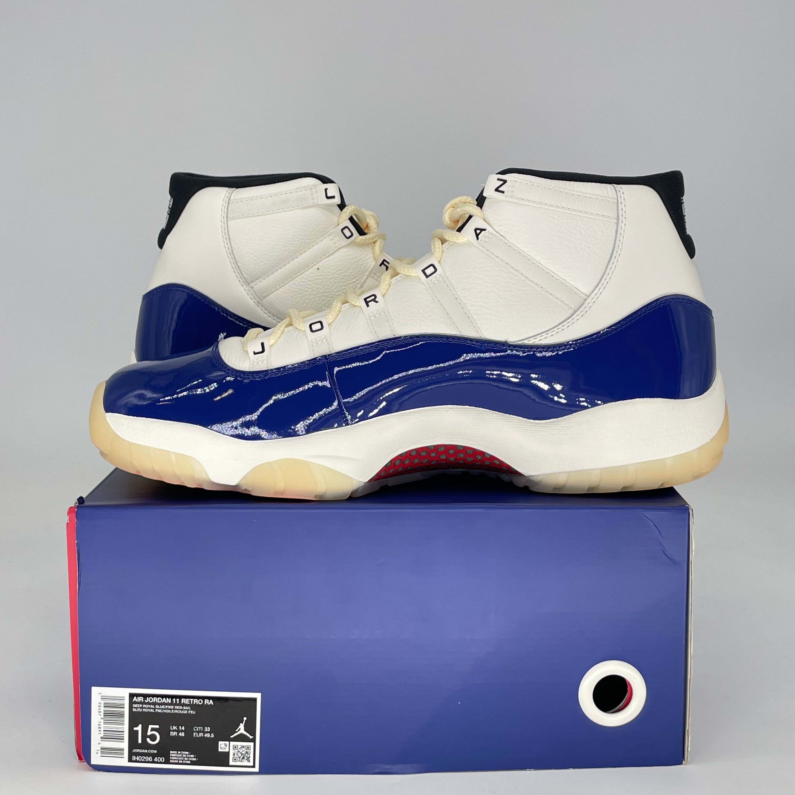 AIR JORDAN 11 RARE AIR IH0296-400 SIZE 15/16.5W