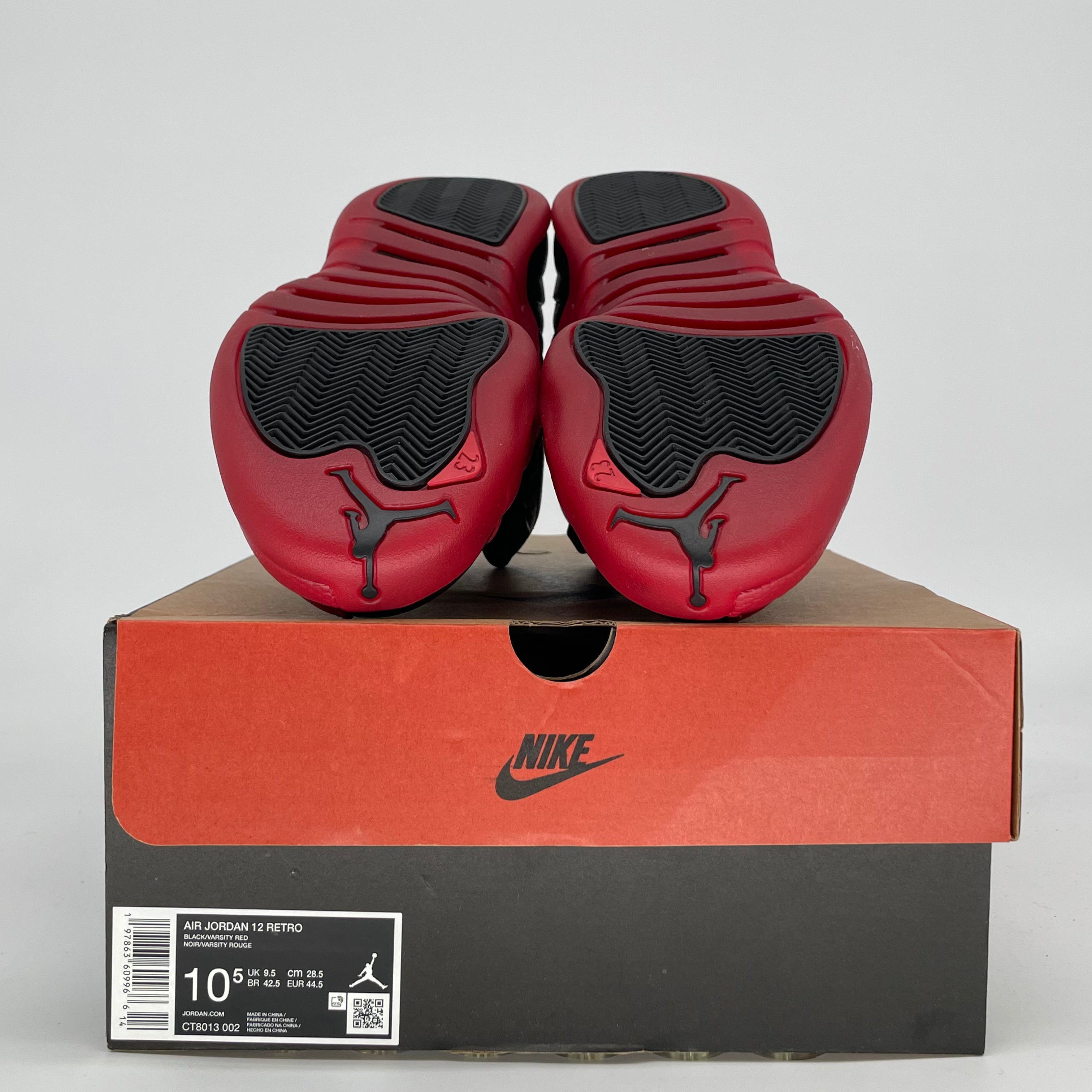 AIR JORDAN 12 FLU GAME CT8013-002 SIZE 10.5/12W