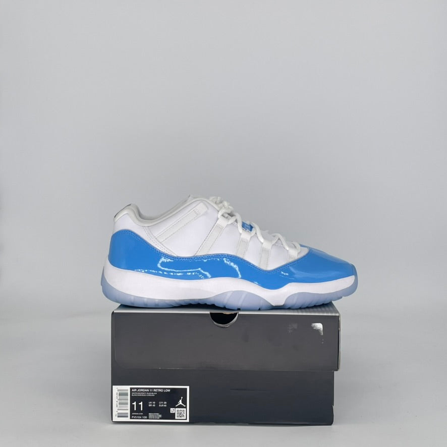 AIR JORDAN 11 LOW UNIVERSITY BLUE FV5104-100 SIZE 11/12.5W