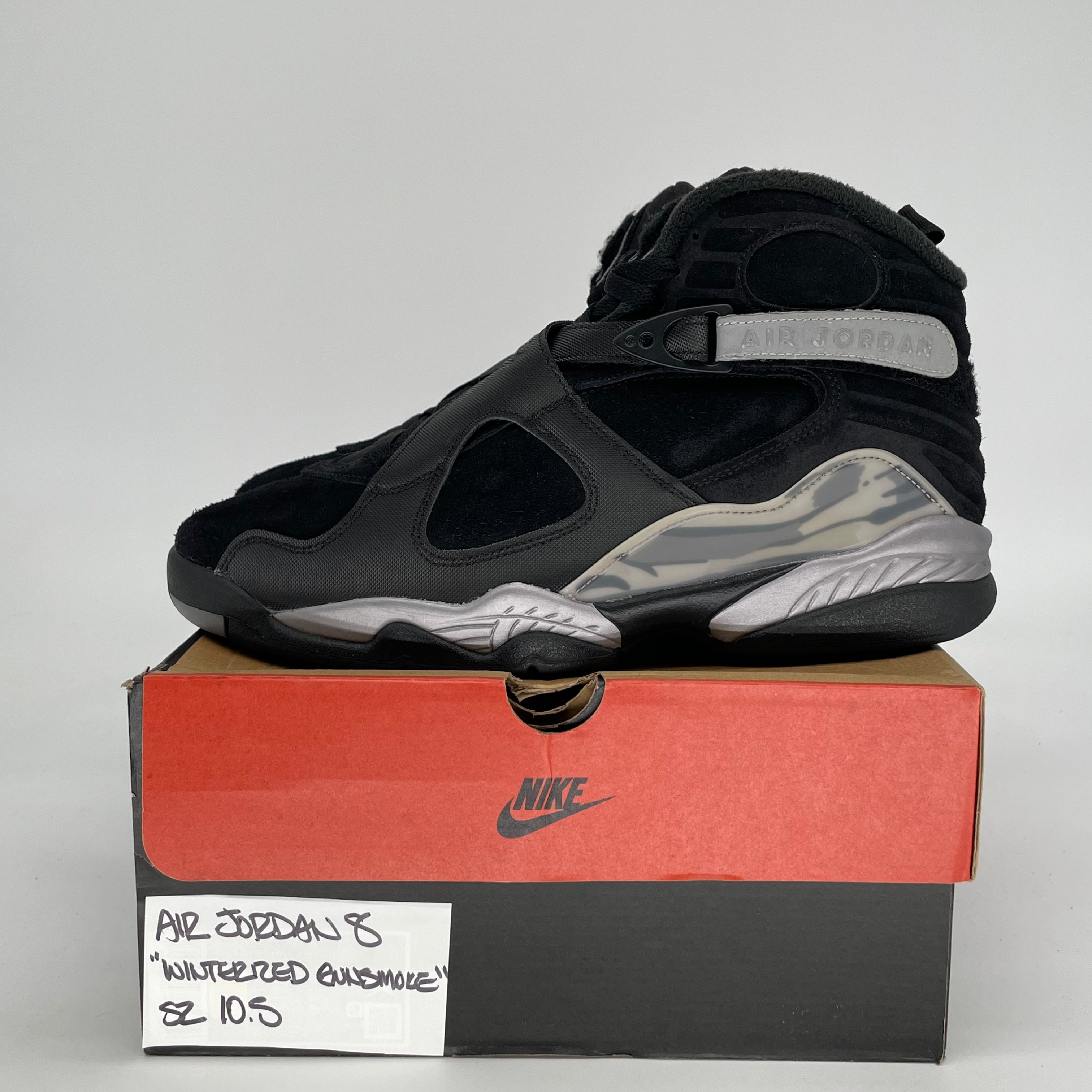 AIR JORDAN 8 WINTERIZED GUNSMOKE FD1334-001 SIZE 10.5/12W