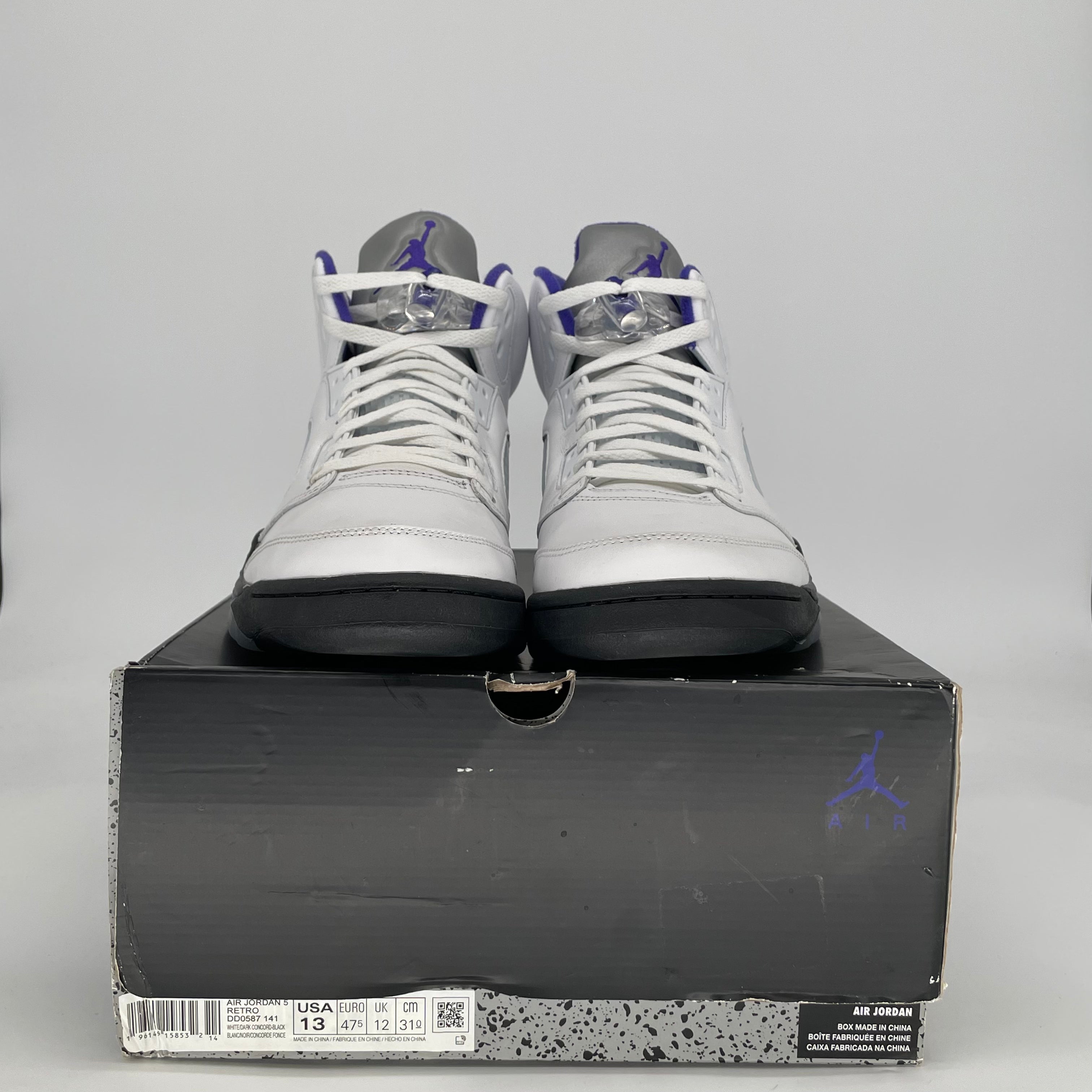 AIR JORDAN5 DARK CONCORD DD0587-141 SIZE 13/14.5W SIZE 13/14.5W