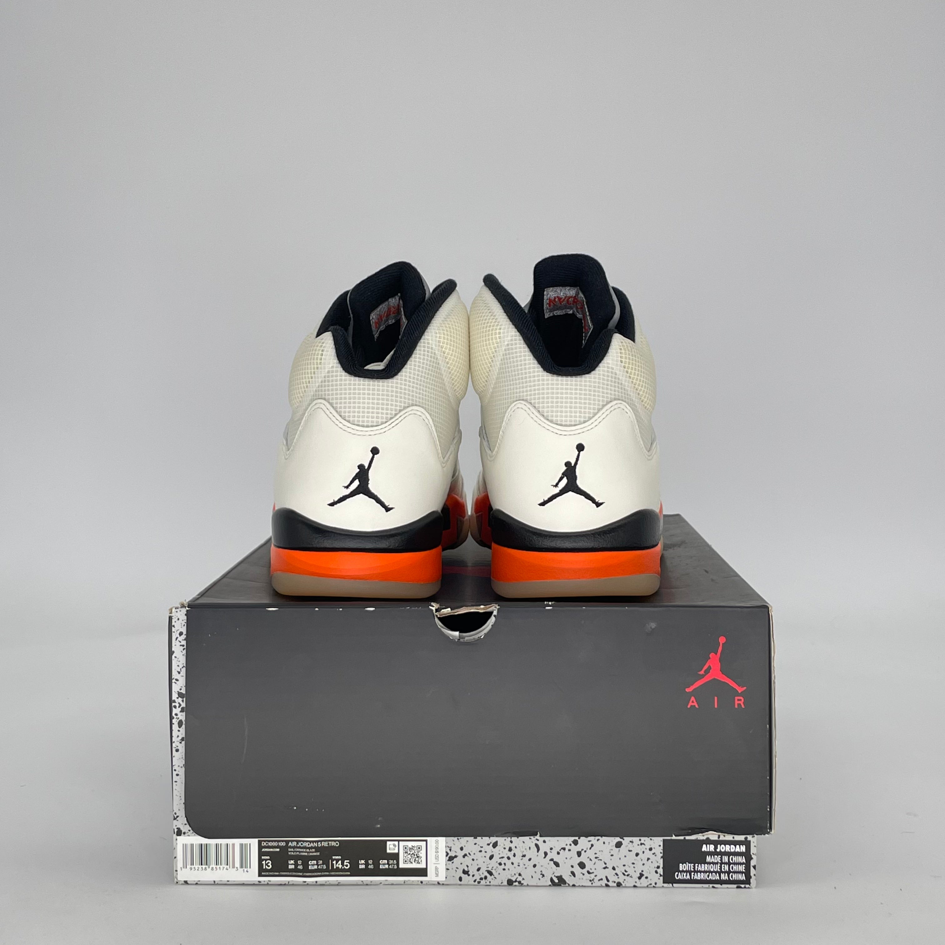 AIR JORDAN 5 SHATTERED BACKBOARD DC1060-100 SIZE 13/14.5W
