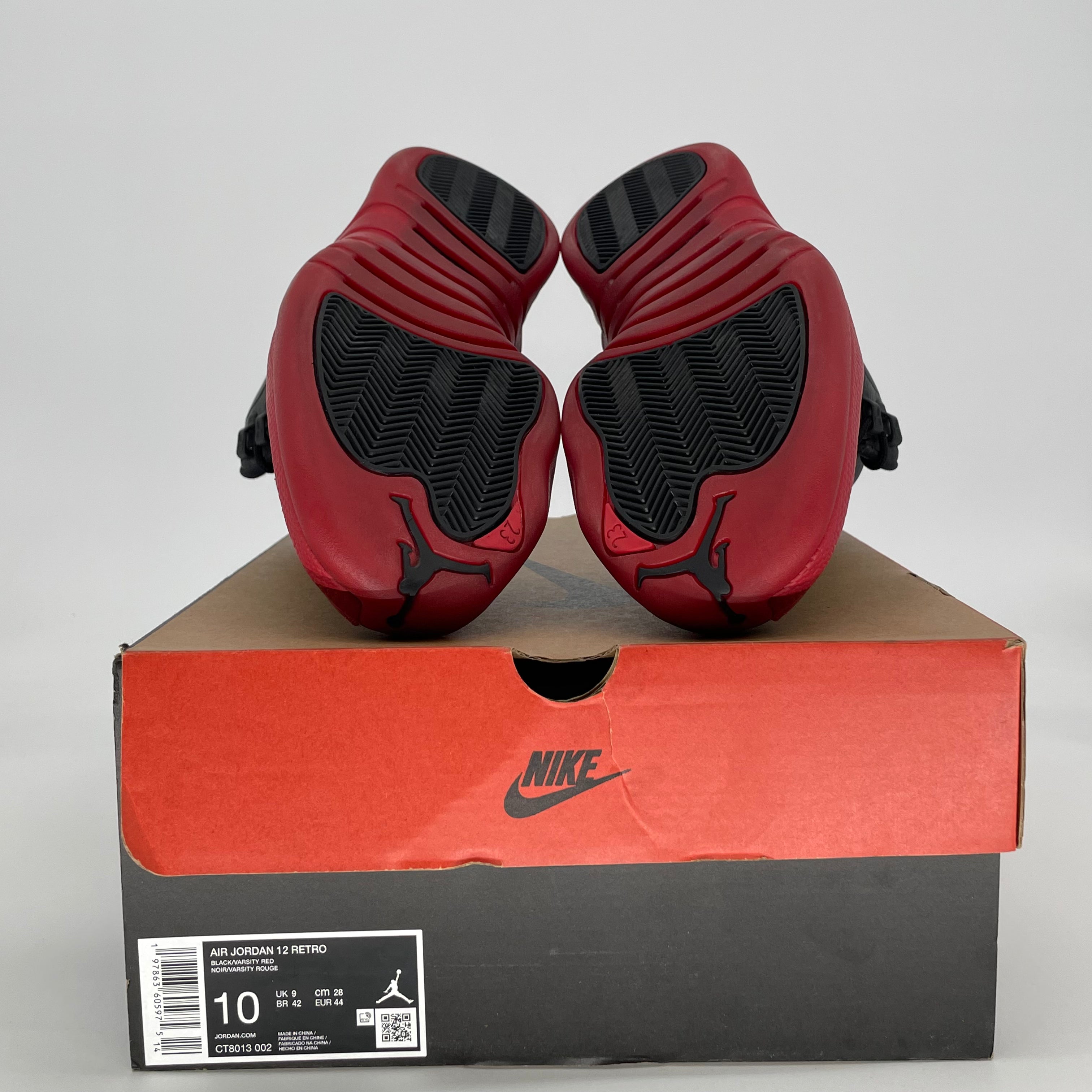 AIR JORDAN 12 FLU GAME CT8013-002 SIZE 10/11.5W