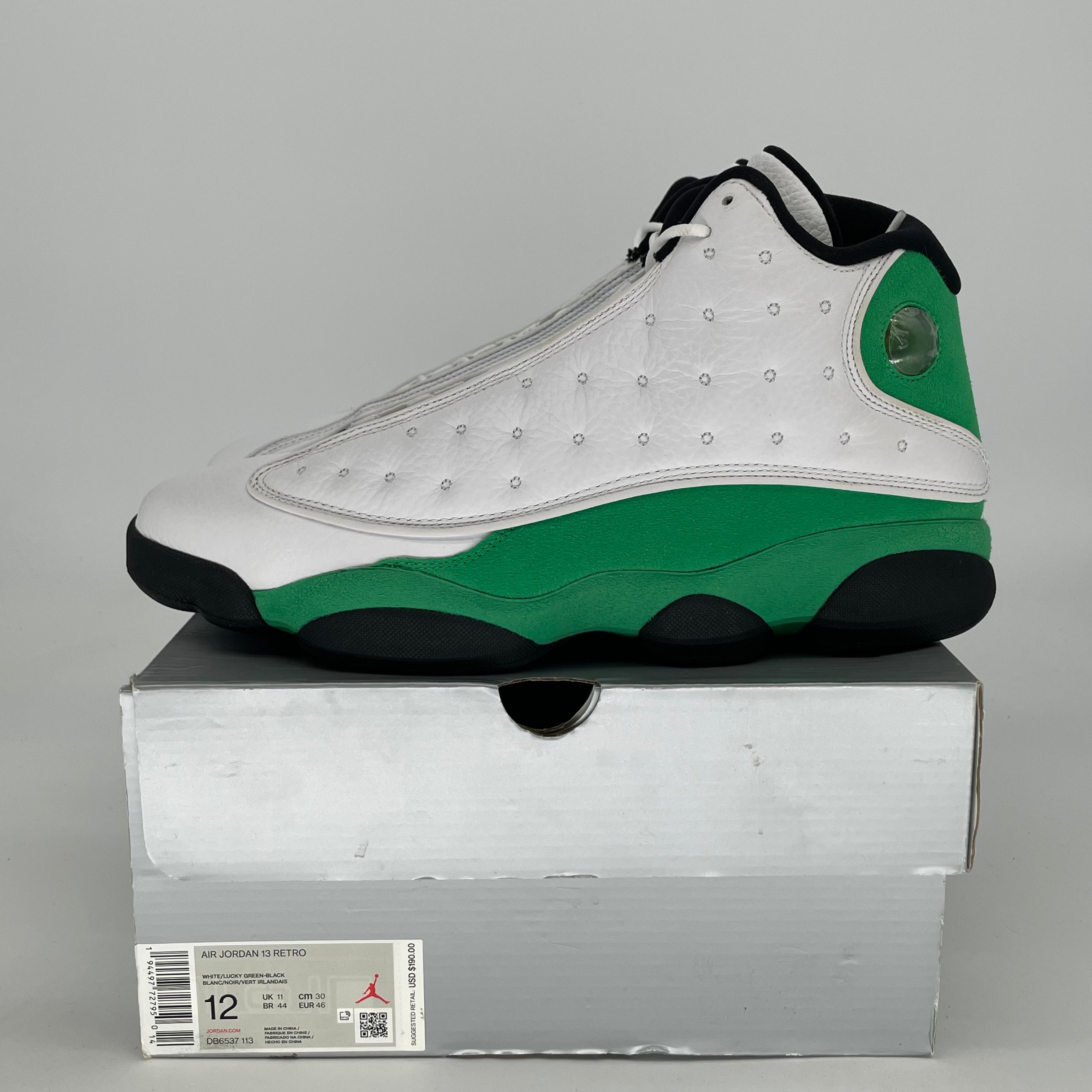 AIR JORDAN 13 LUCKY GREEN DB6537-113 SIZE 12/13.5W