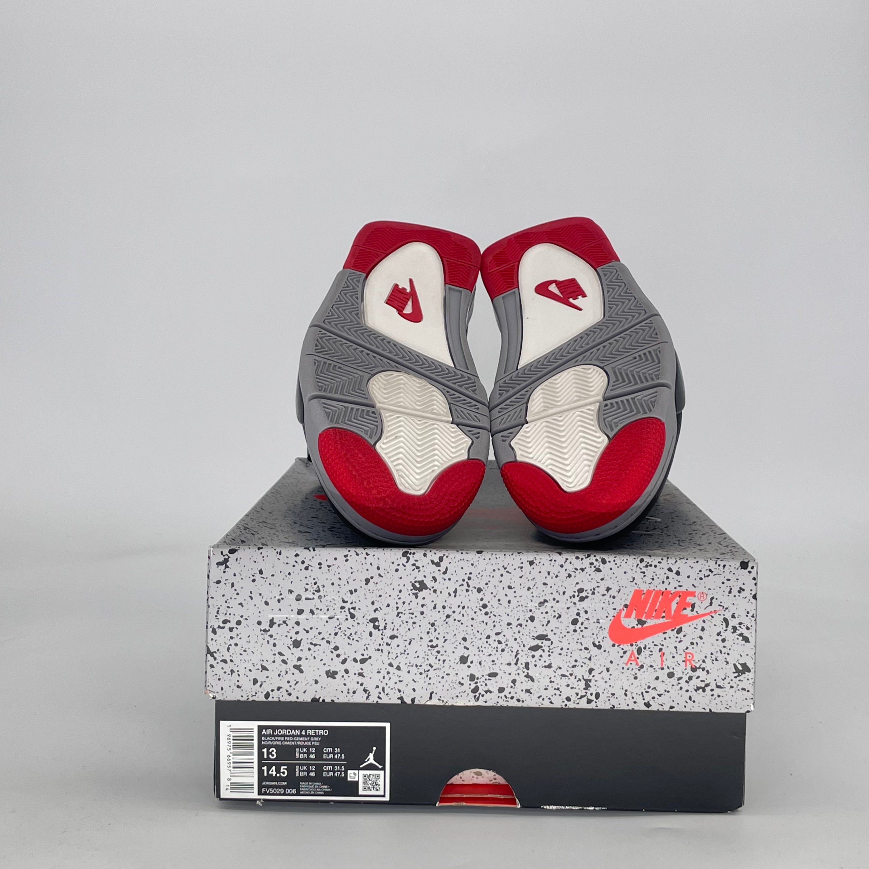 AIR JORDAN 4 BRED REIMAGINED FV5029-006 SIZE 13/14.5W
