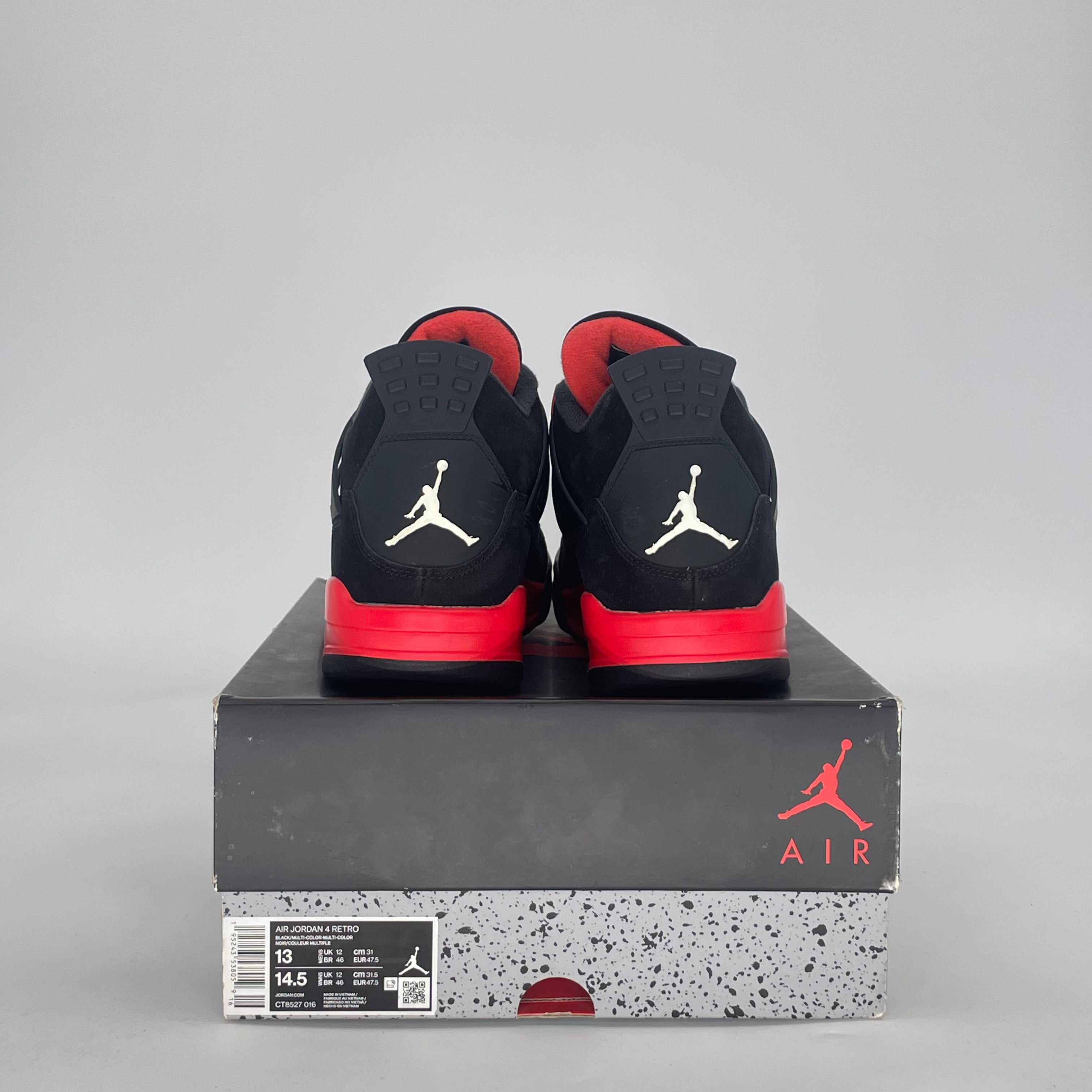 AIR JORDAN 4 RED THUNDER CT8527-016 SIZE 13/14.5W