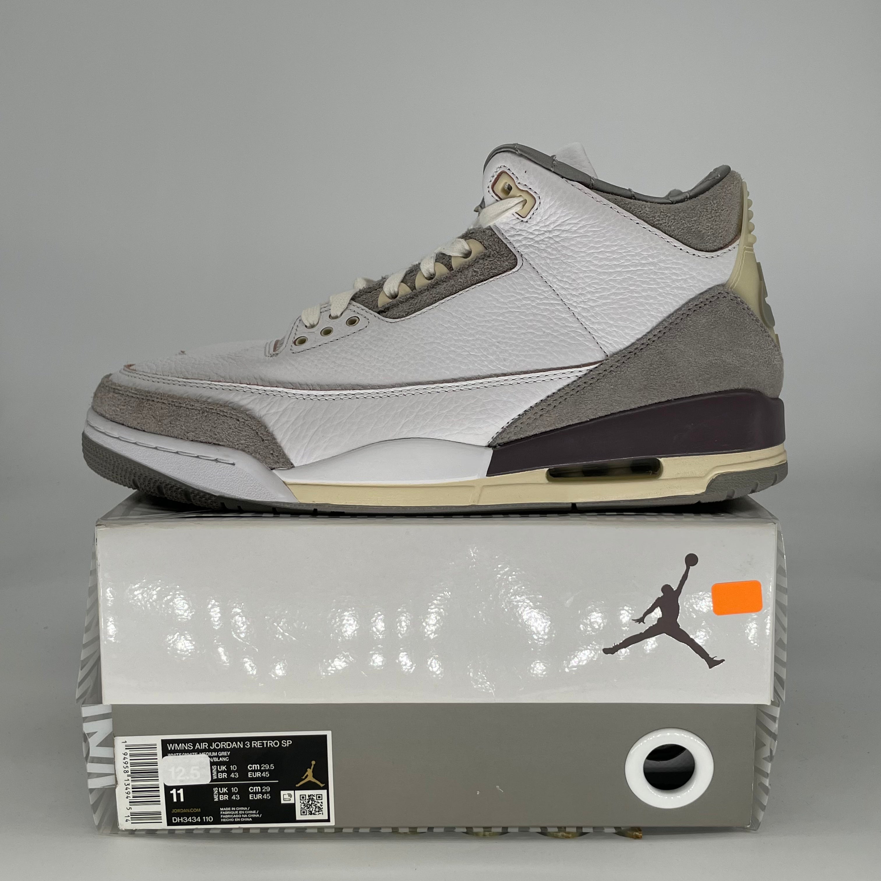 AIR JORDAN 3  A MA MANIERE W DH3434-110 SIZE 11/12.5W