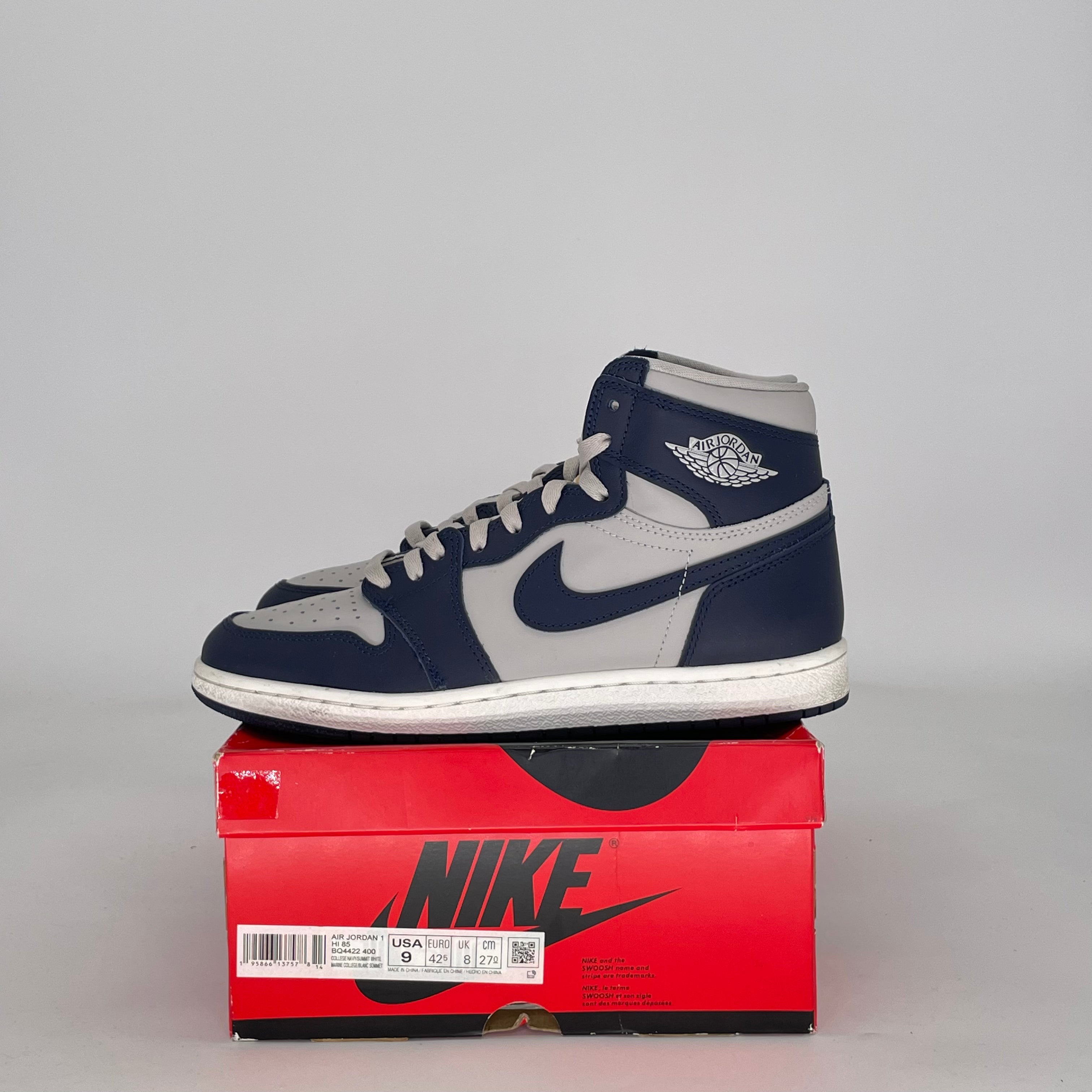 AIR JORDAN 1 HIGH 85 GEORGETOWN BQ4422-400 SIZE 9/10.5W