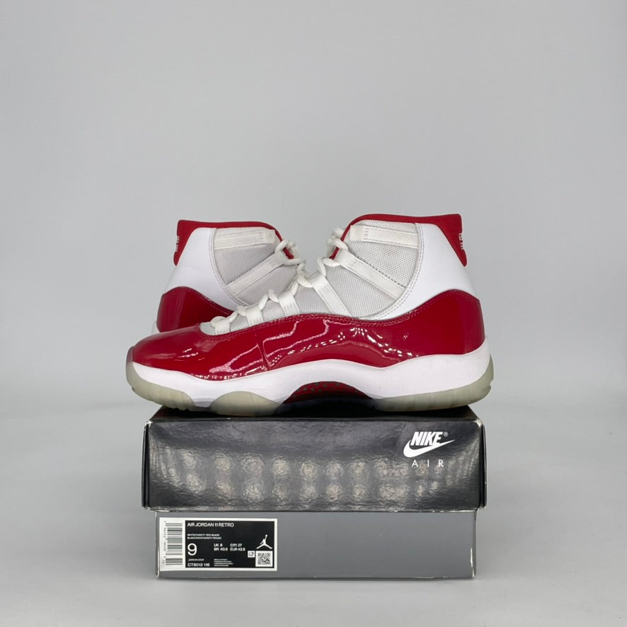 AIR JORDAN 11 CHERRY (2022) CT8012-116 SIZE 9/10.5W