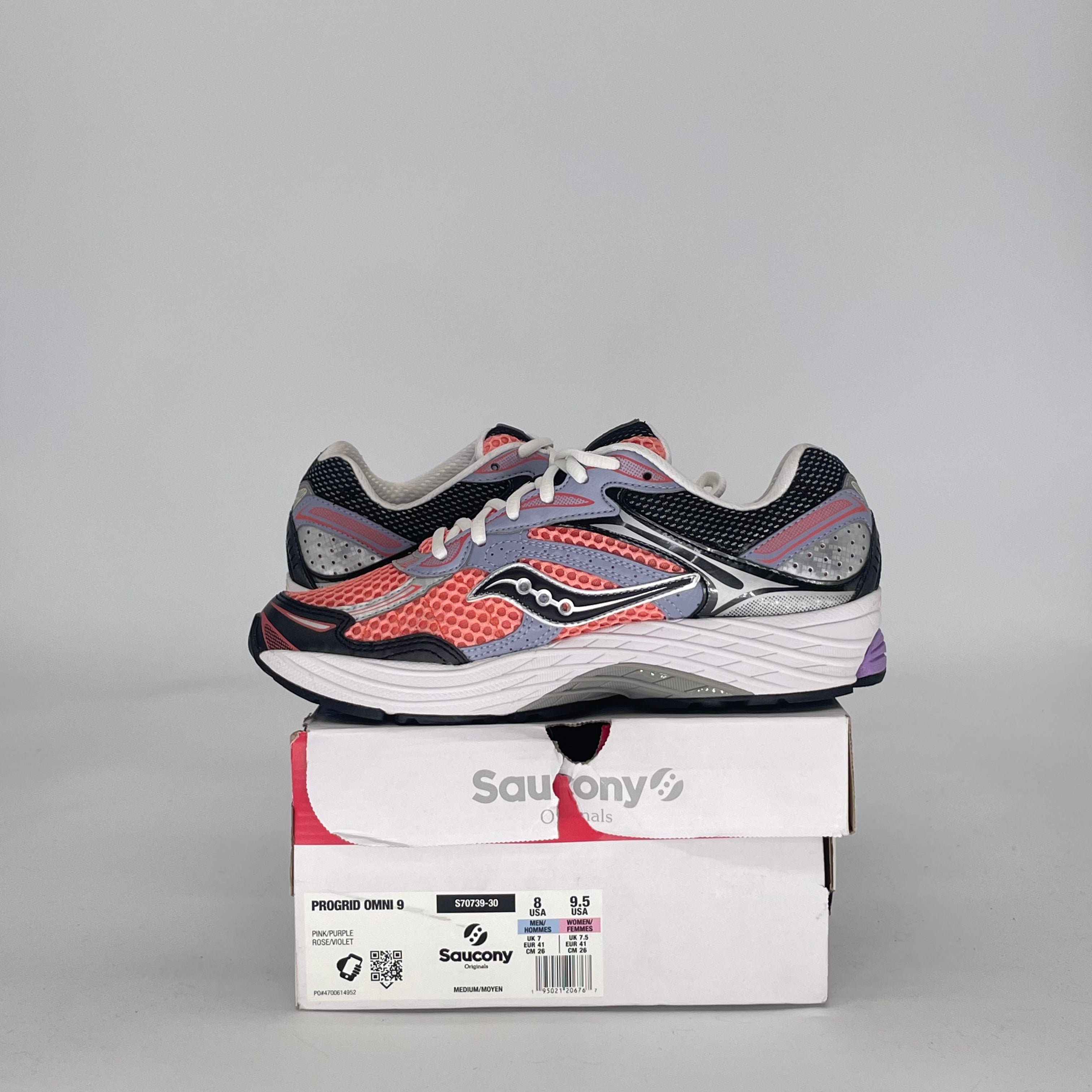 SAUCONY PROGRID OMNI 9 PINK PURPLE S70739-30 SIZE 8/9.5W