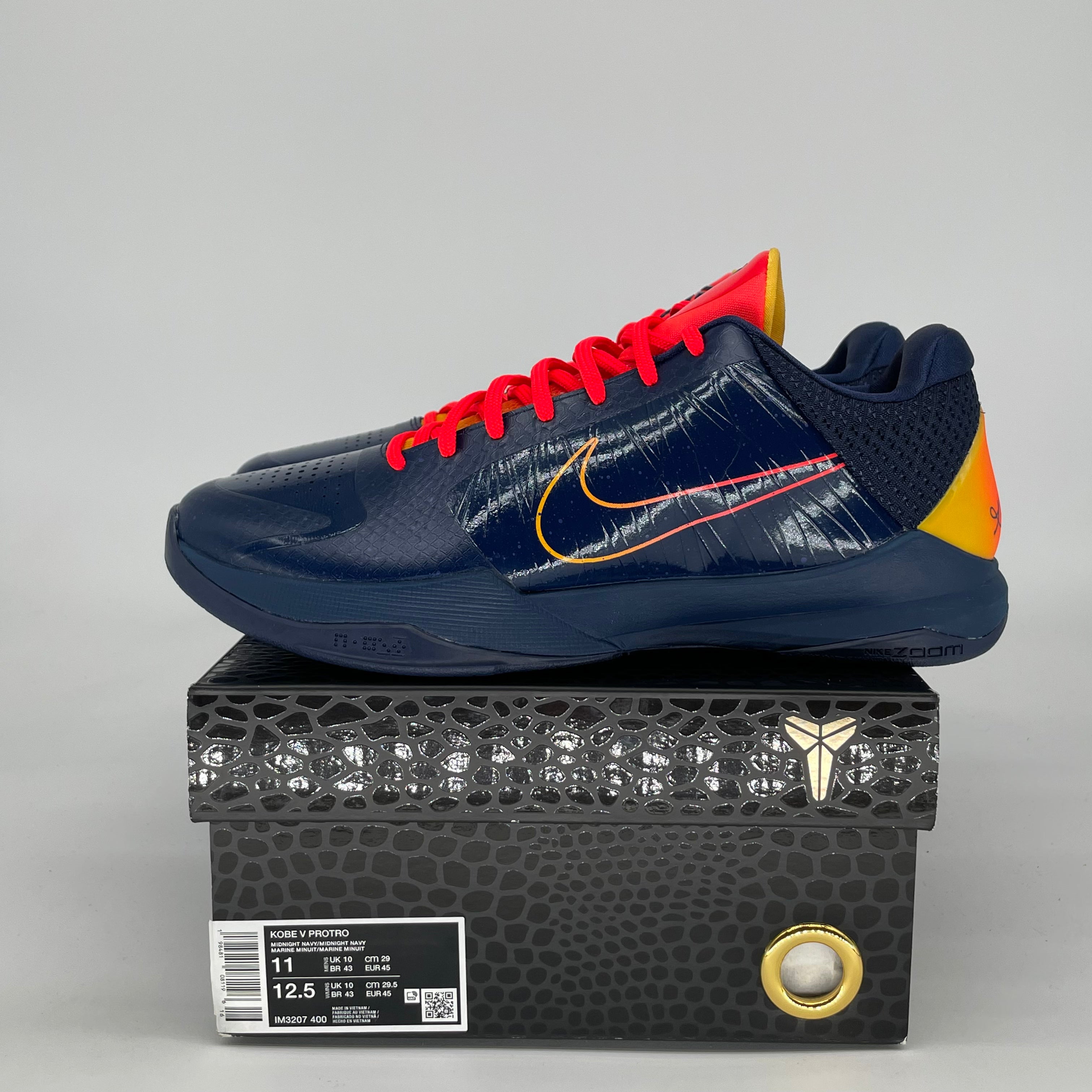 NIKE KOBE 5 PROTRO CAITLIN CLARK INDIANA FEVER IM3207-400 SIZE 11/12.5W