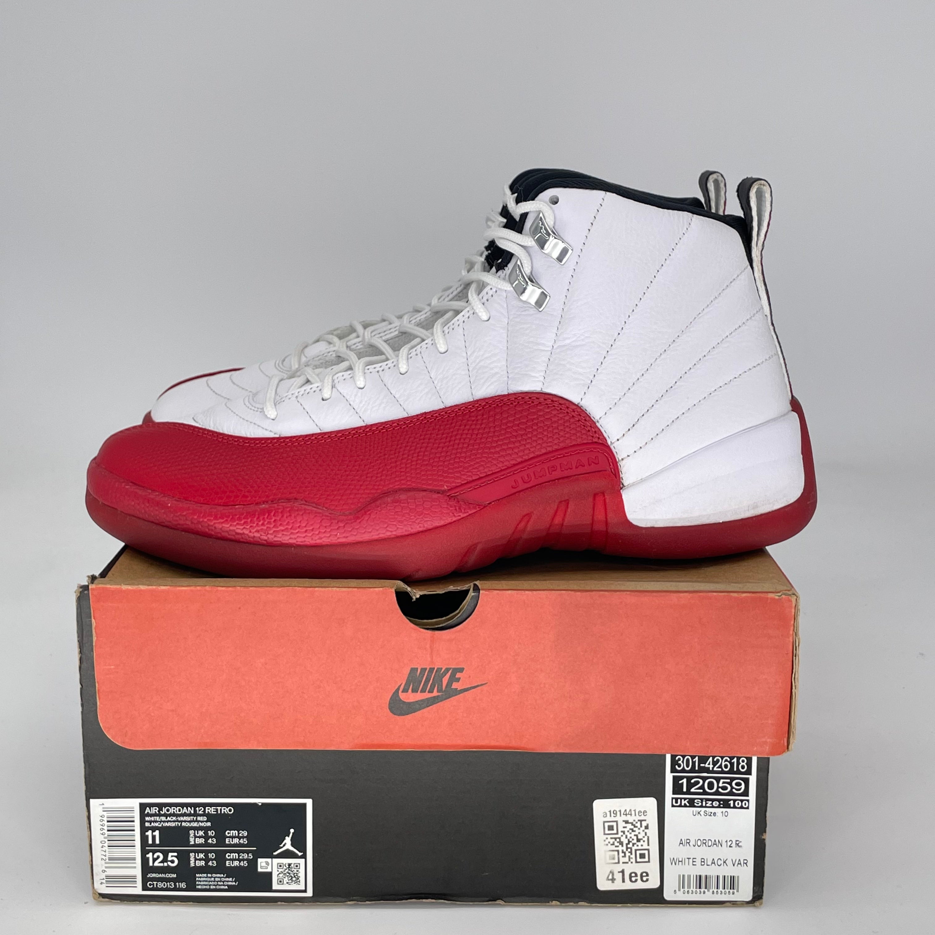 White and Red Jordan 12s size 11 Sneakers Release – Jordan 12 Retro “Twist”  main image 3