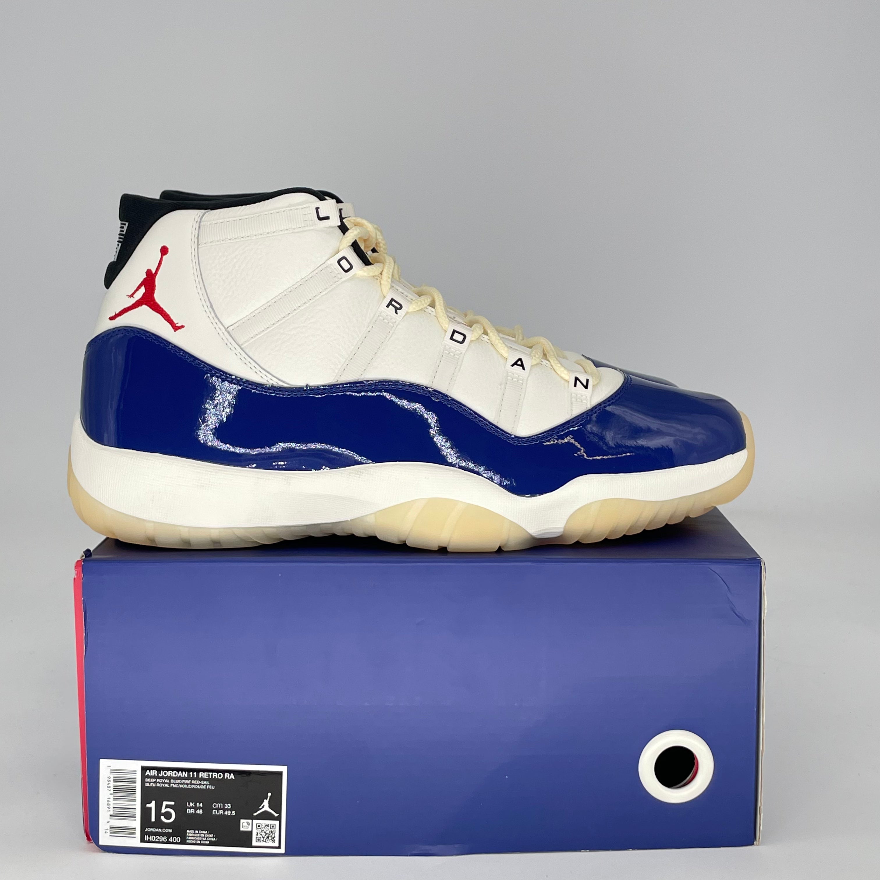 AIR JORDAN 11 RARE AIR IH0296-400 SIZE 15/16.5W