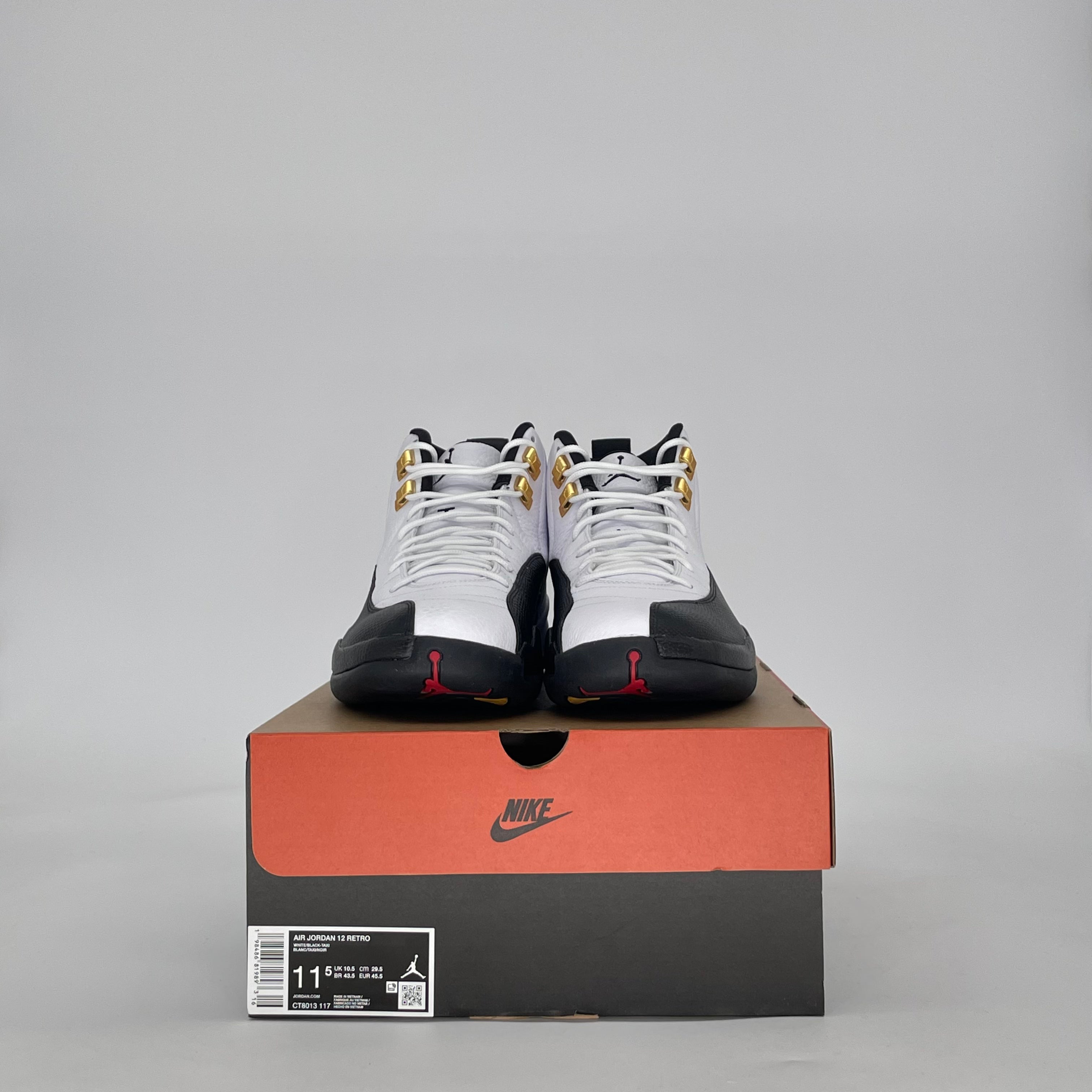 AIR JORDAN 12 TAXI CT8013-117 SIZE 11.5/13W