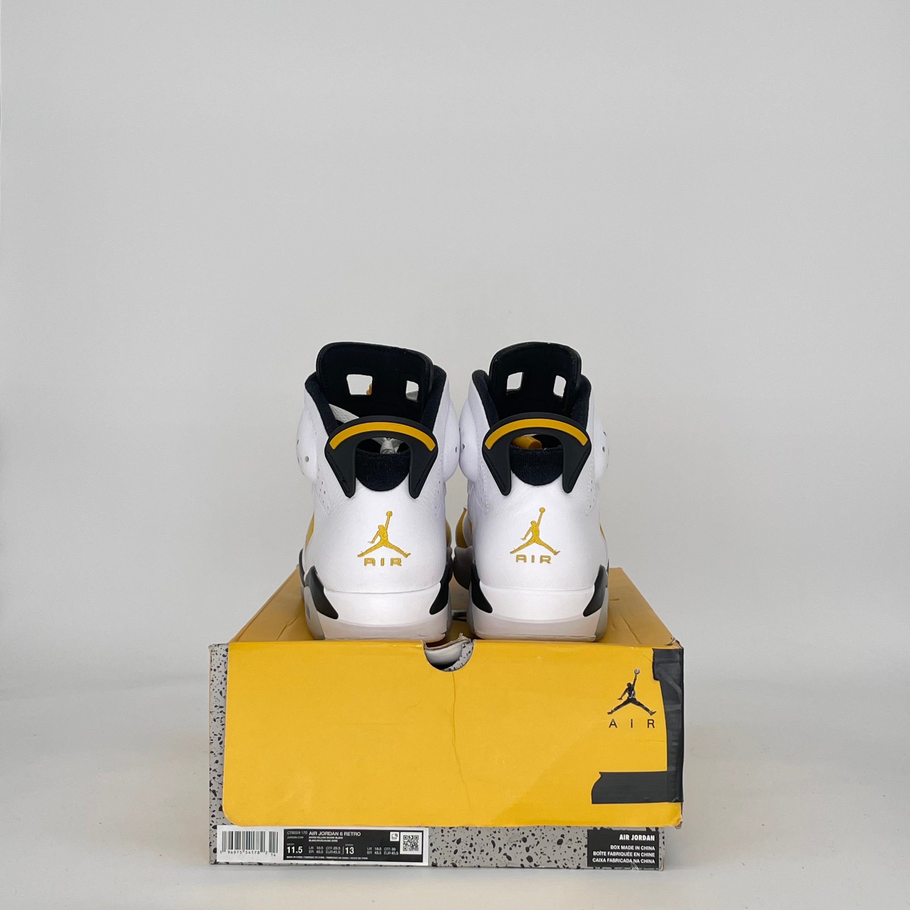AIR JORDAN 6 YELLOW OCHRE CT8529-170 SIZE 11.5/13W