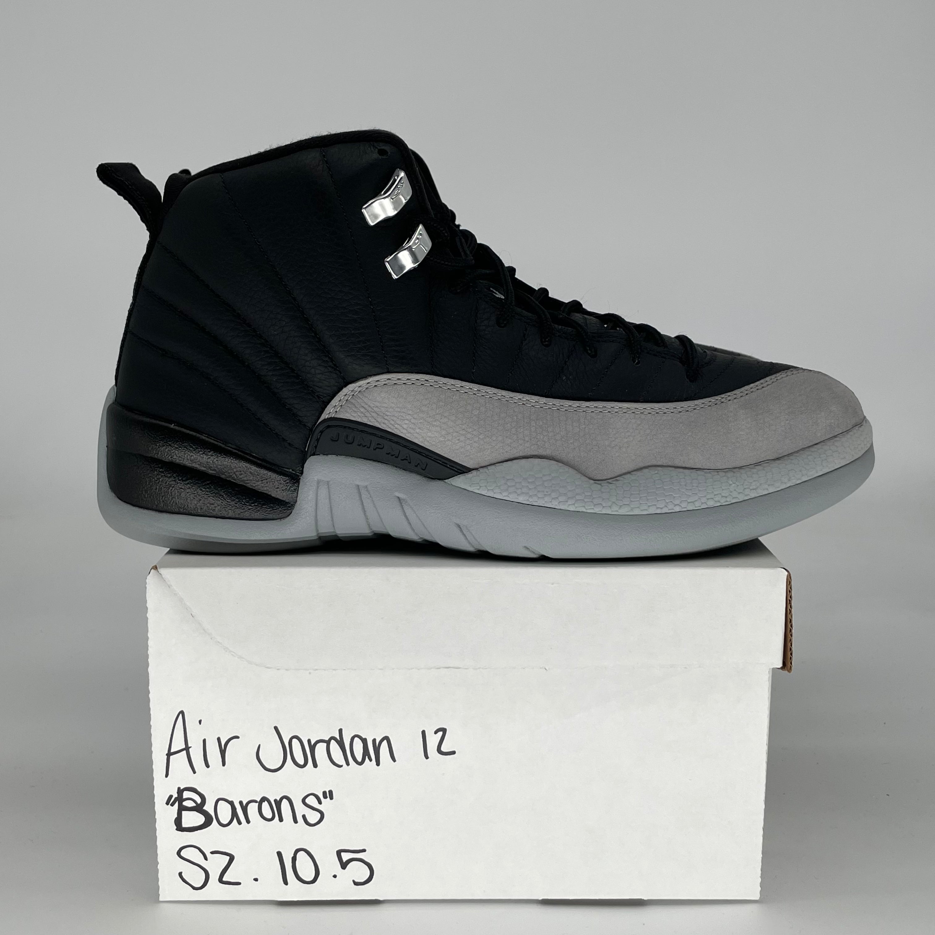 AIR JORDAN 12 BARONS CT8013-010 SIZE 10.5/12W