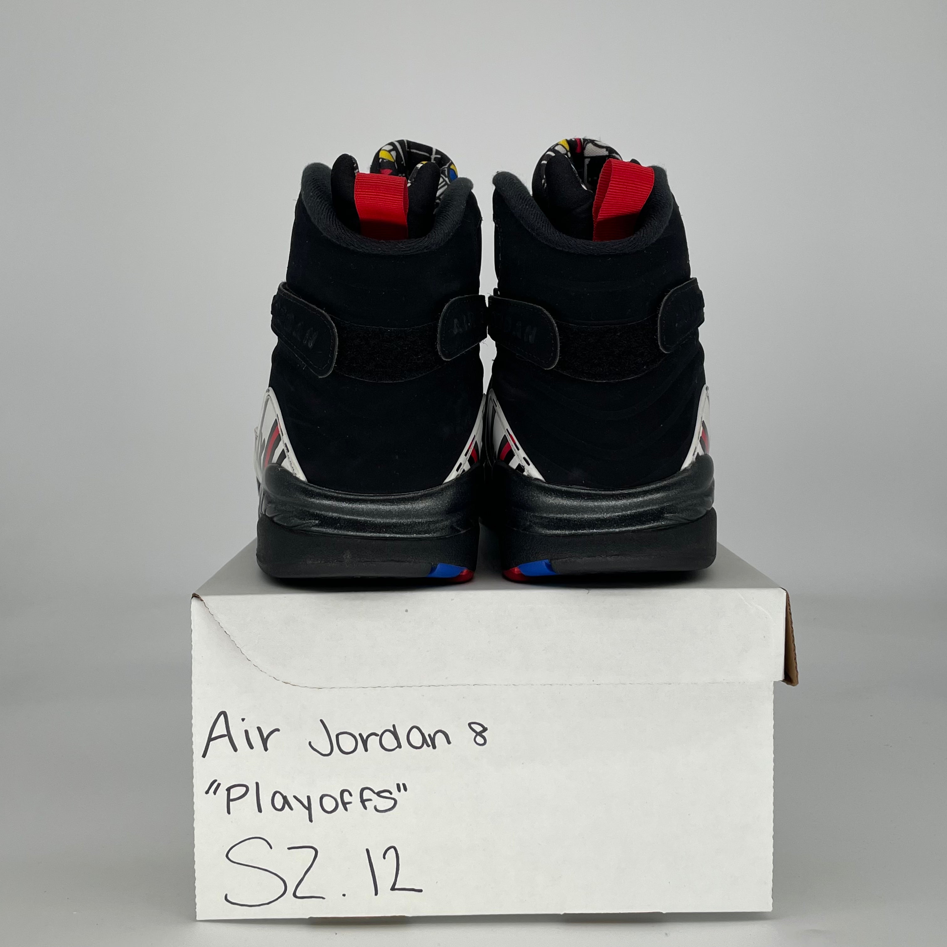 AIR JORDAN 8 PLAYOFFS 305381-062 SIZE 12/13.5W