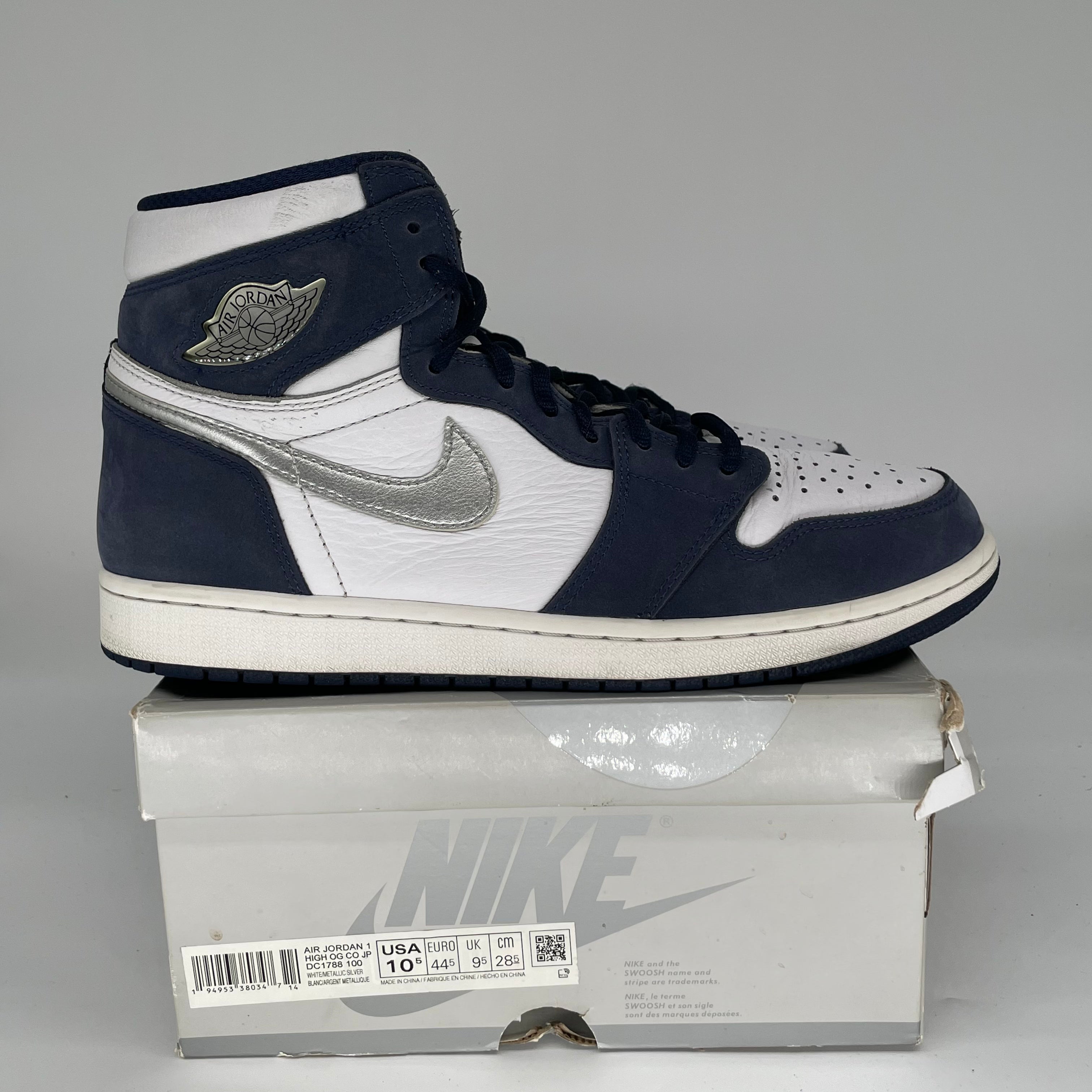AIR JORDAN 1 CO JAPAN MIDNIGHT NAVY SIZE 10.5/12W DC1788-100
