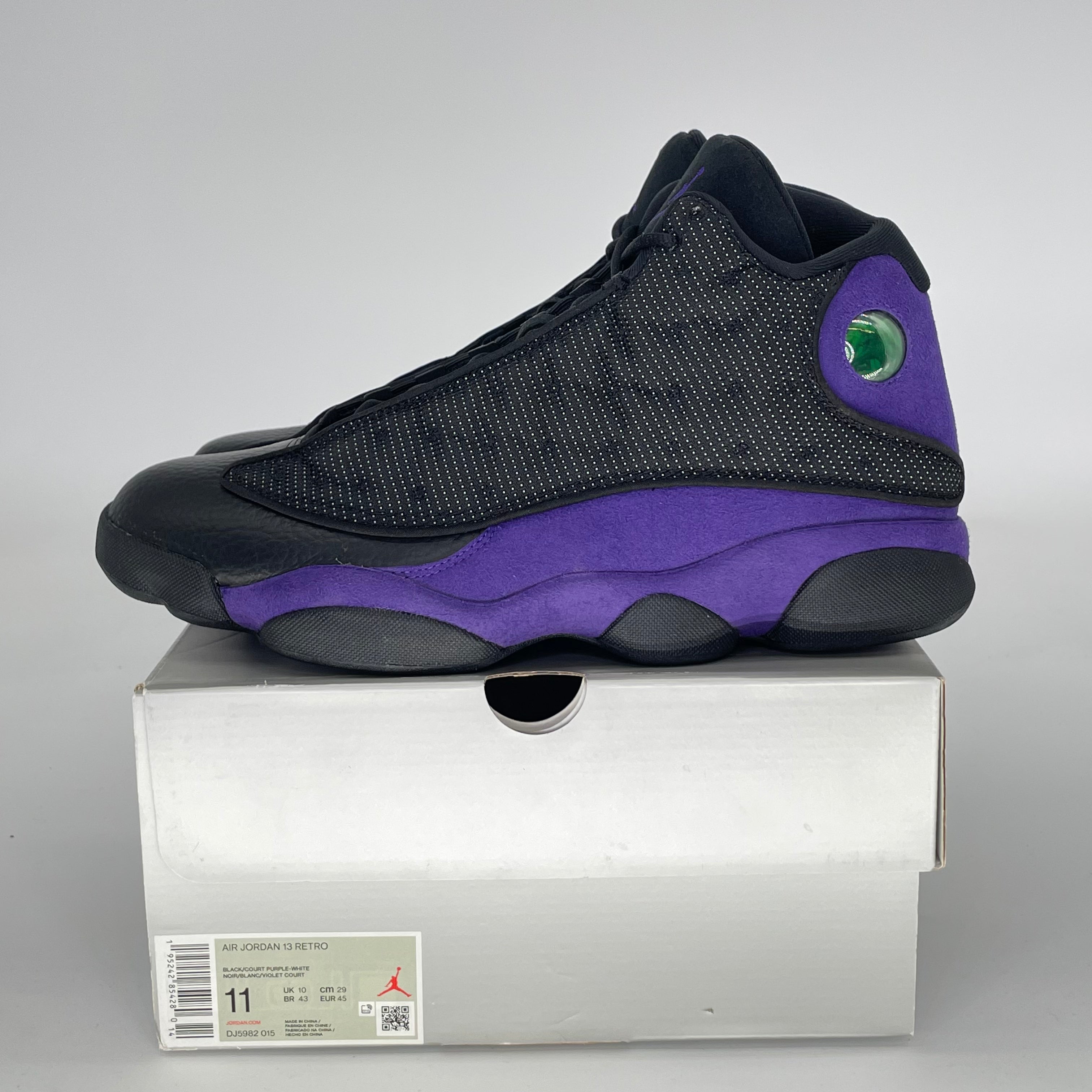 AIR JORDAN 13 COURT PURPLE DJ5982-015 SIZE 11/12.5W