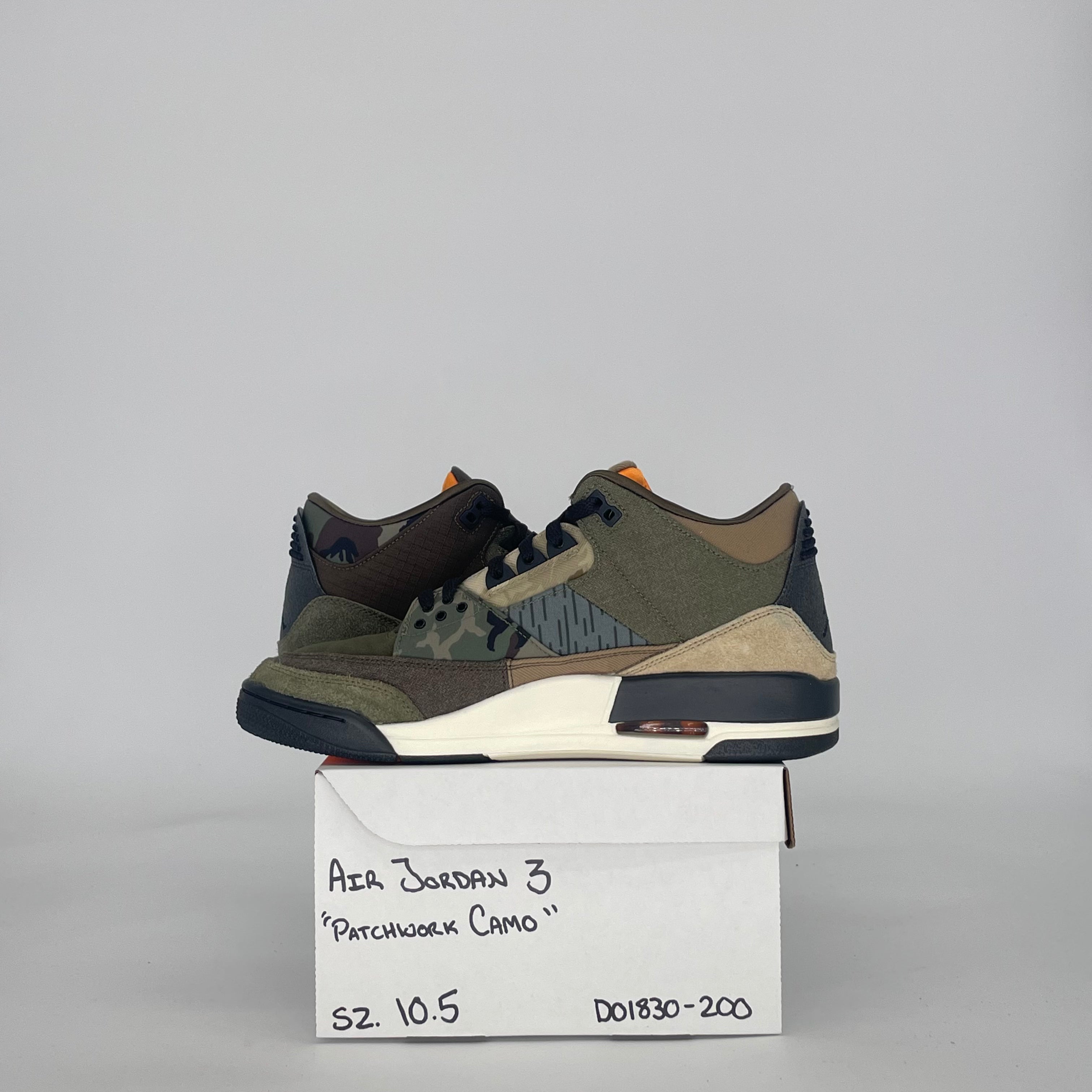 AIR JORDAN 3 PATHWORK CAMO DO1830-200 SIZE 10.5/12W