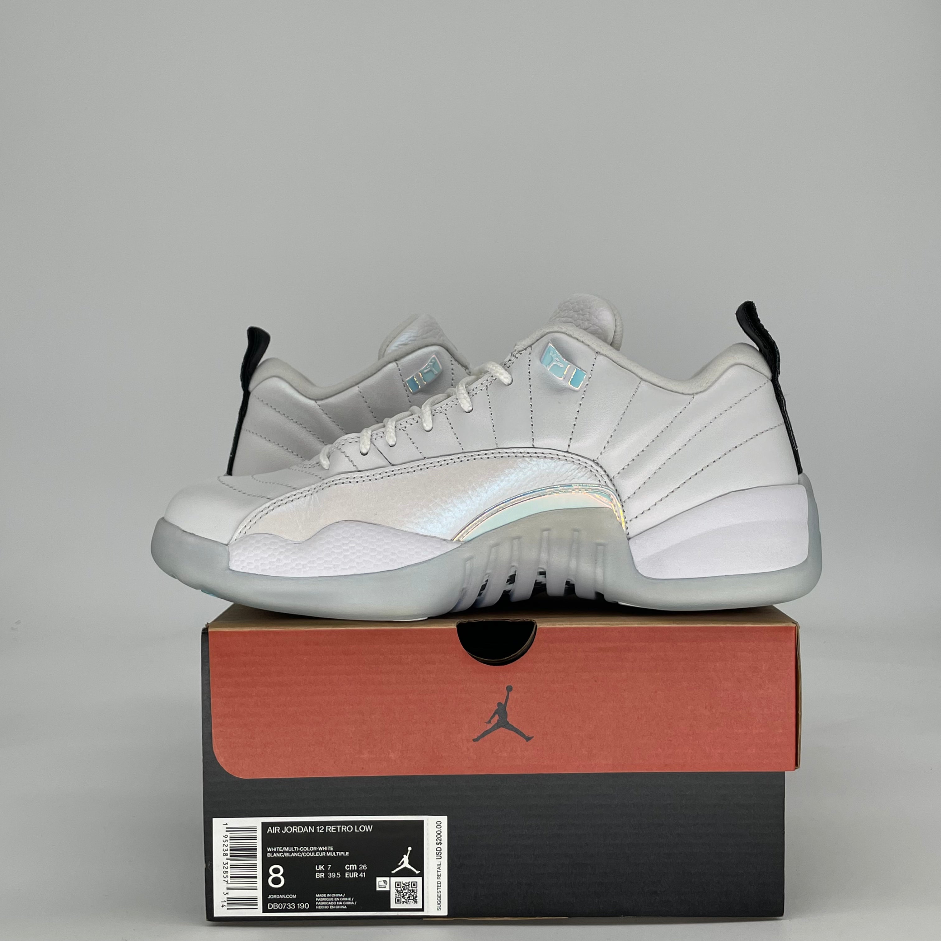 AIR JORDAN 12 LOW EASTER DB0733-190 SIZE 8/9.5W