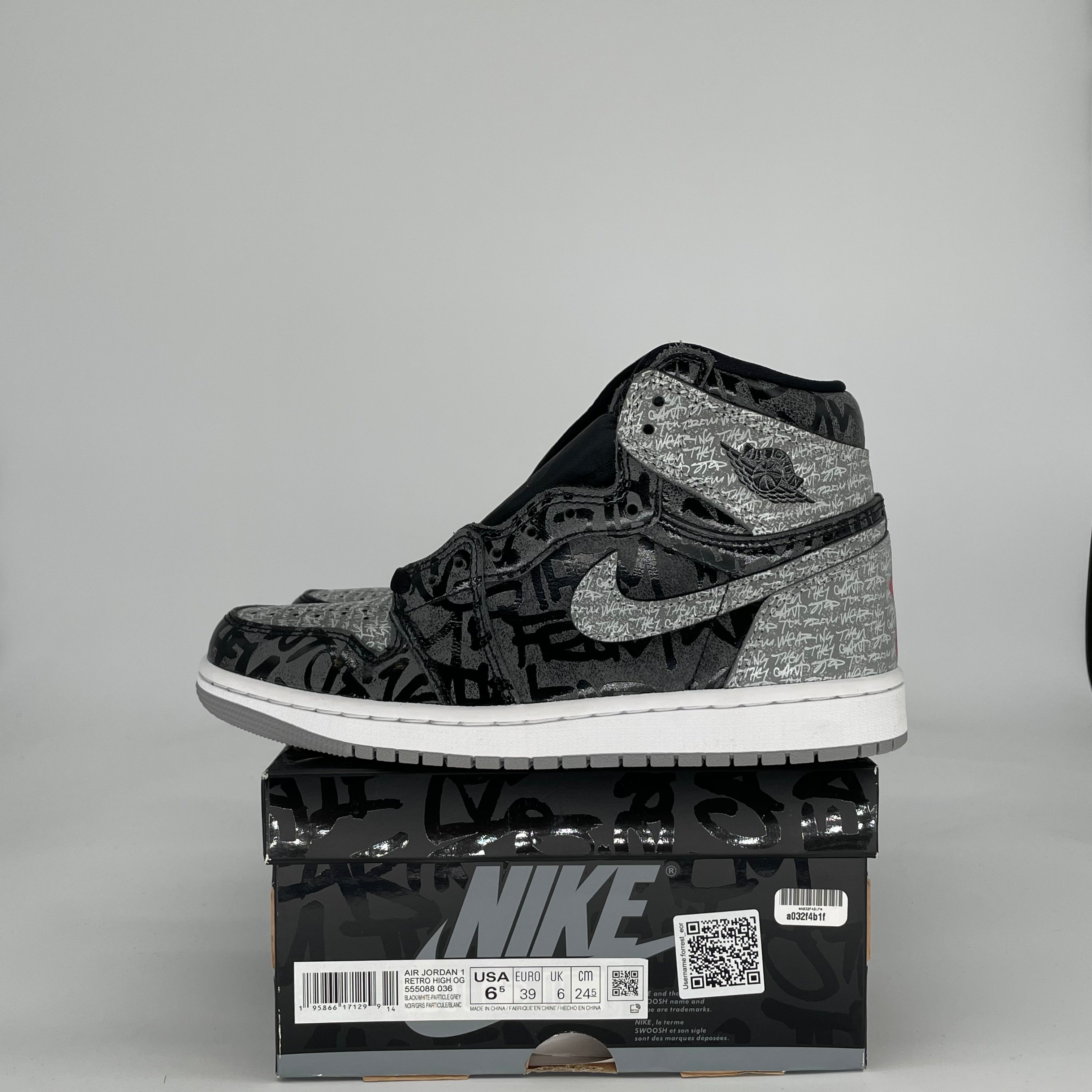 AIR JORDAN 1 REBELLIONAIRE 555088-036 SIZE 6.5/8W
