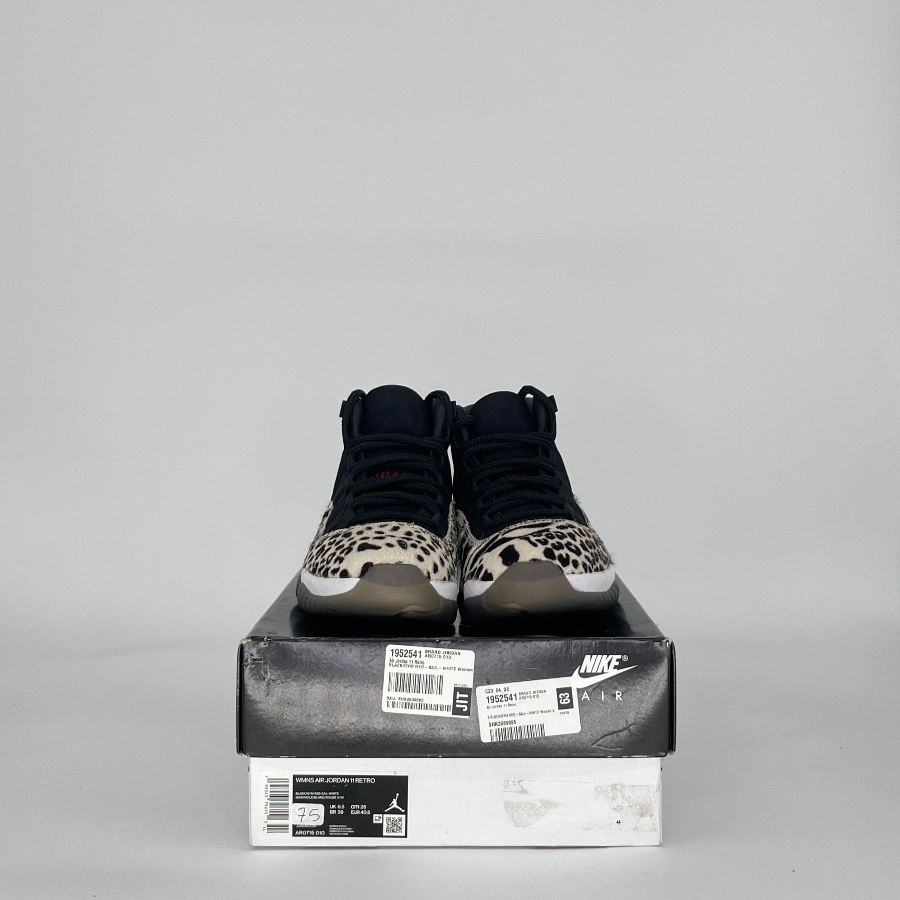 AIR JORDAN 11 ANIMAL INSTINCT AR0715-010 SIZE 7.5/9W MENS
