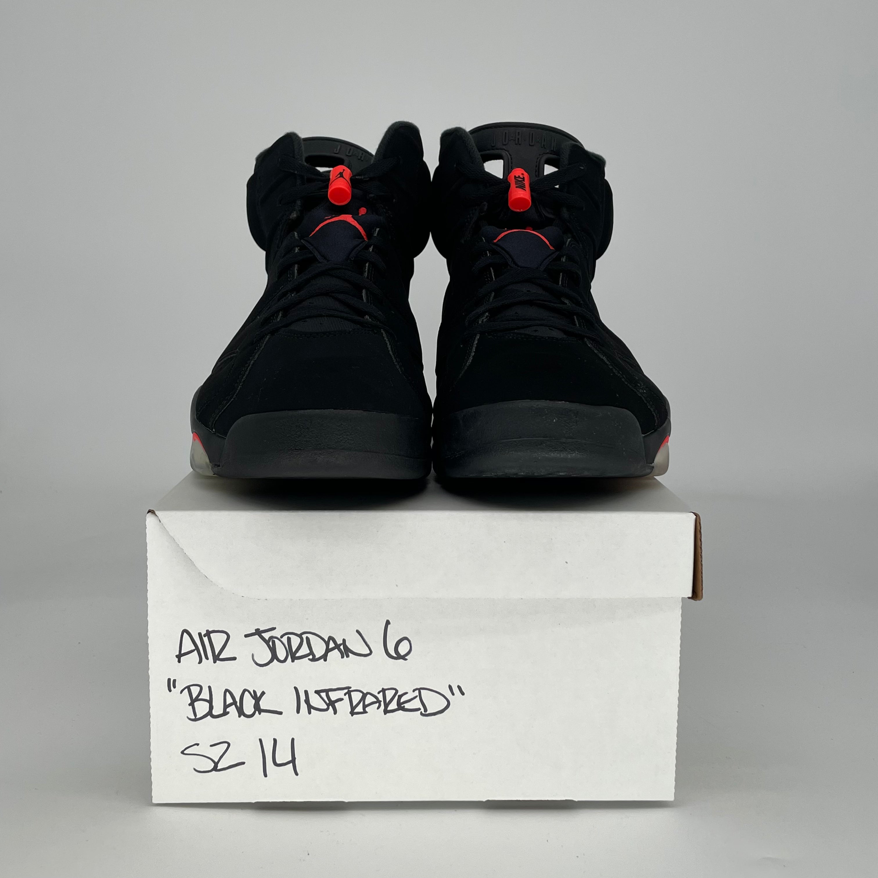AIR JORDAN 6 BLACK INFRARED 384664-060 SIZE 14/15.5W