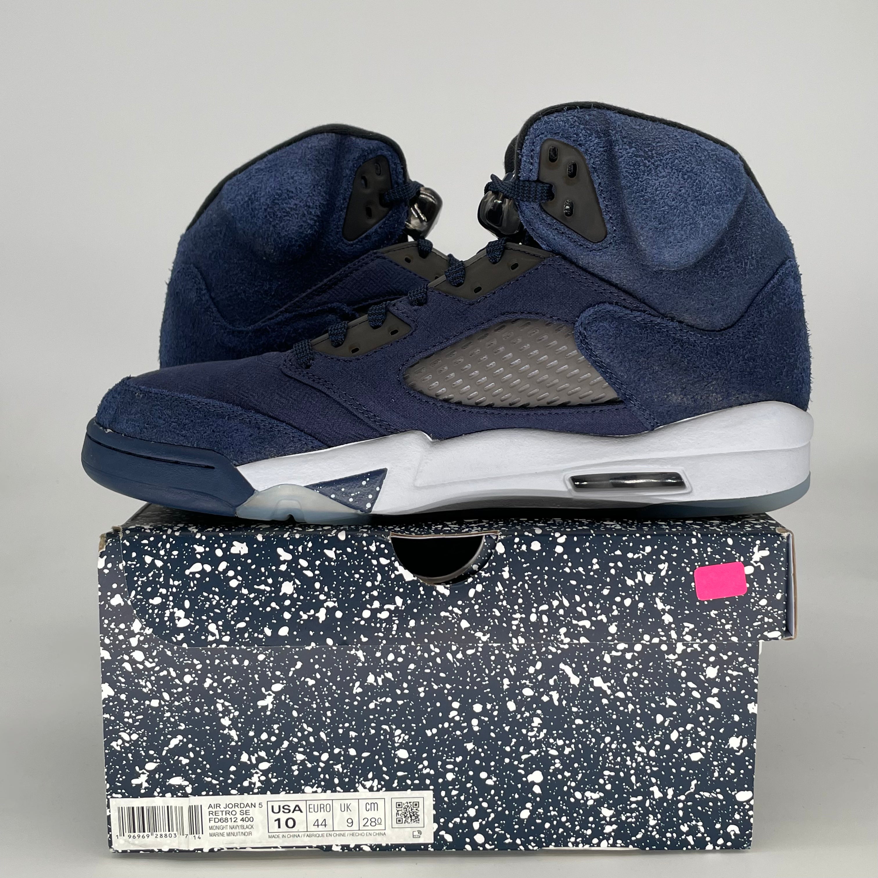 AIR JORDAN 5 MIDNIGHT NAVY FD6812-400 SIZE 10/11.5W