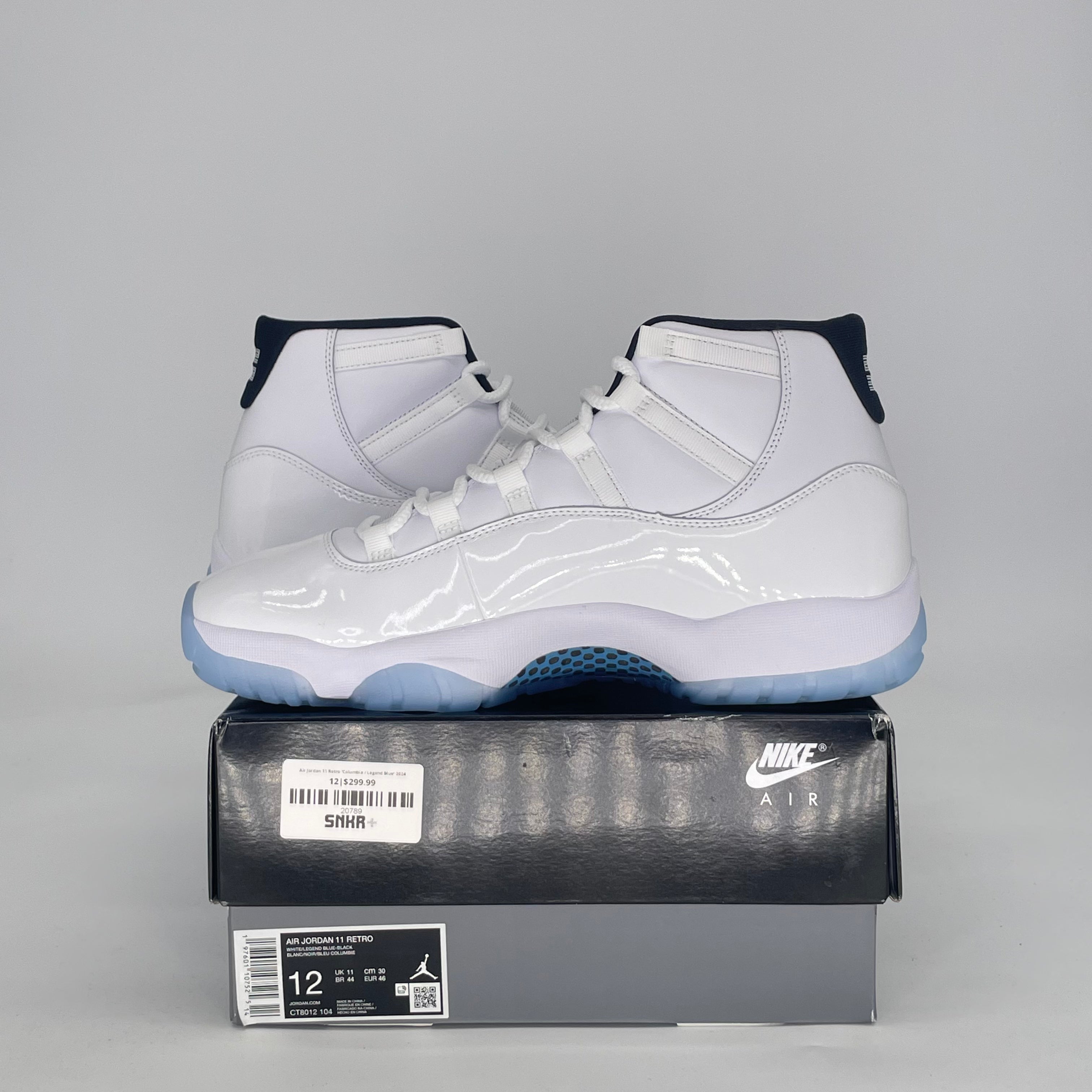 AIR JORDAN 11 LEGEND BLUE CT8012-104 SIZE 12/13.5W