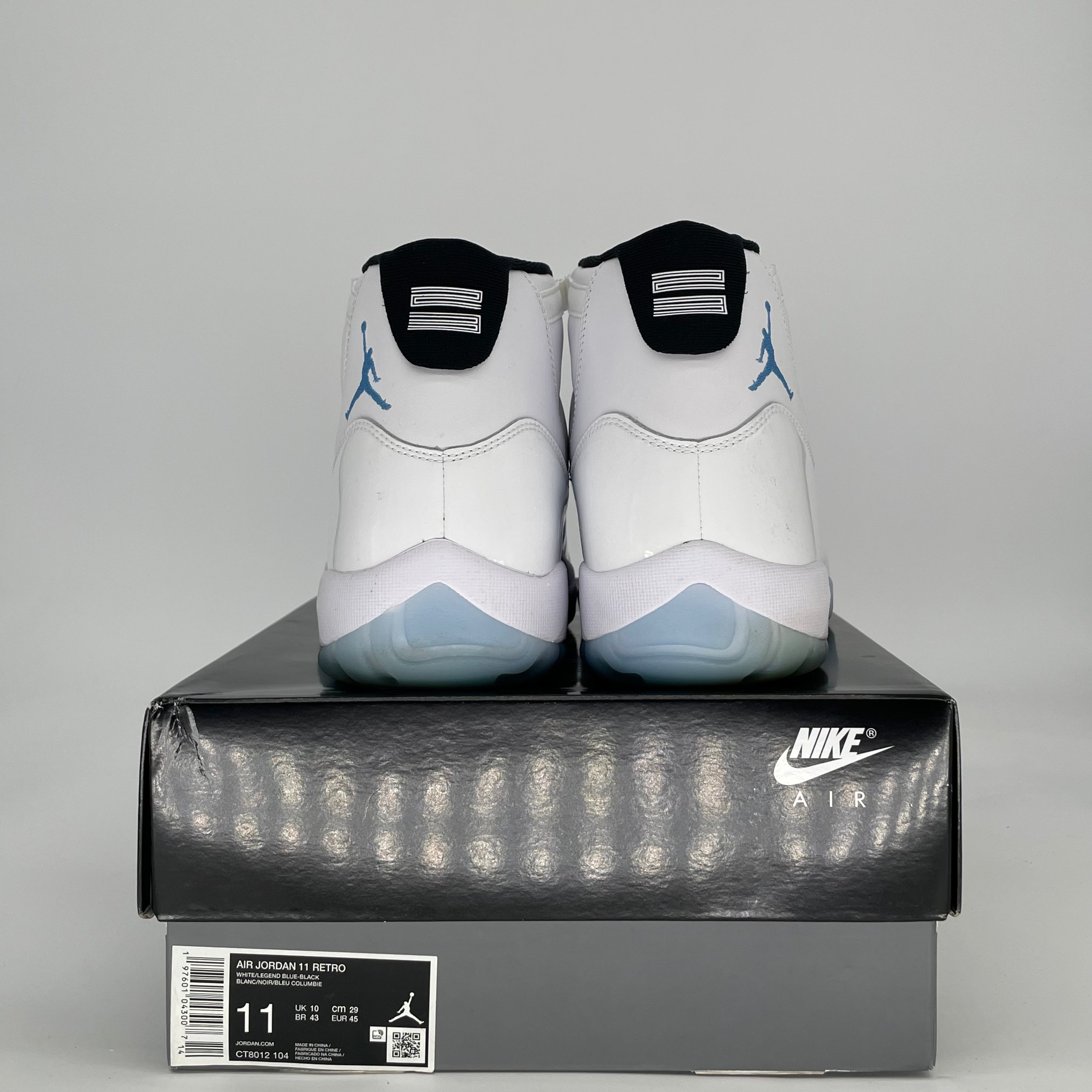 AIR JORDAN 11 LEGEND BLUE CT8012-104 SIZE 11/12.5W
