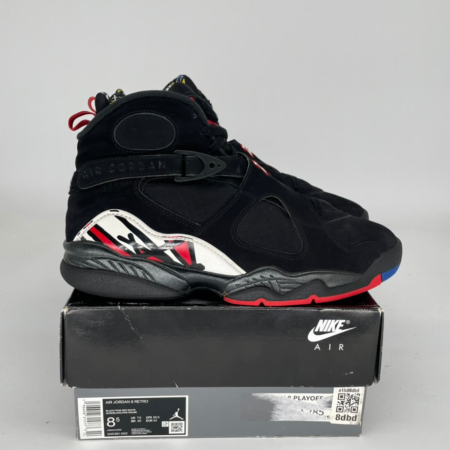 AIR JORDAN 8 PLAYOFFS SIZE 8.5 305381-062