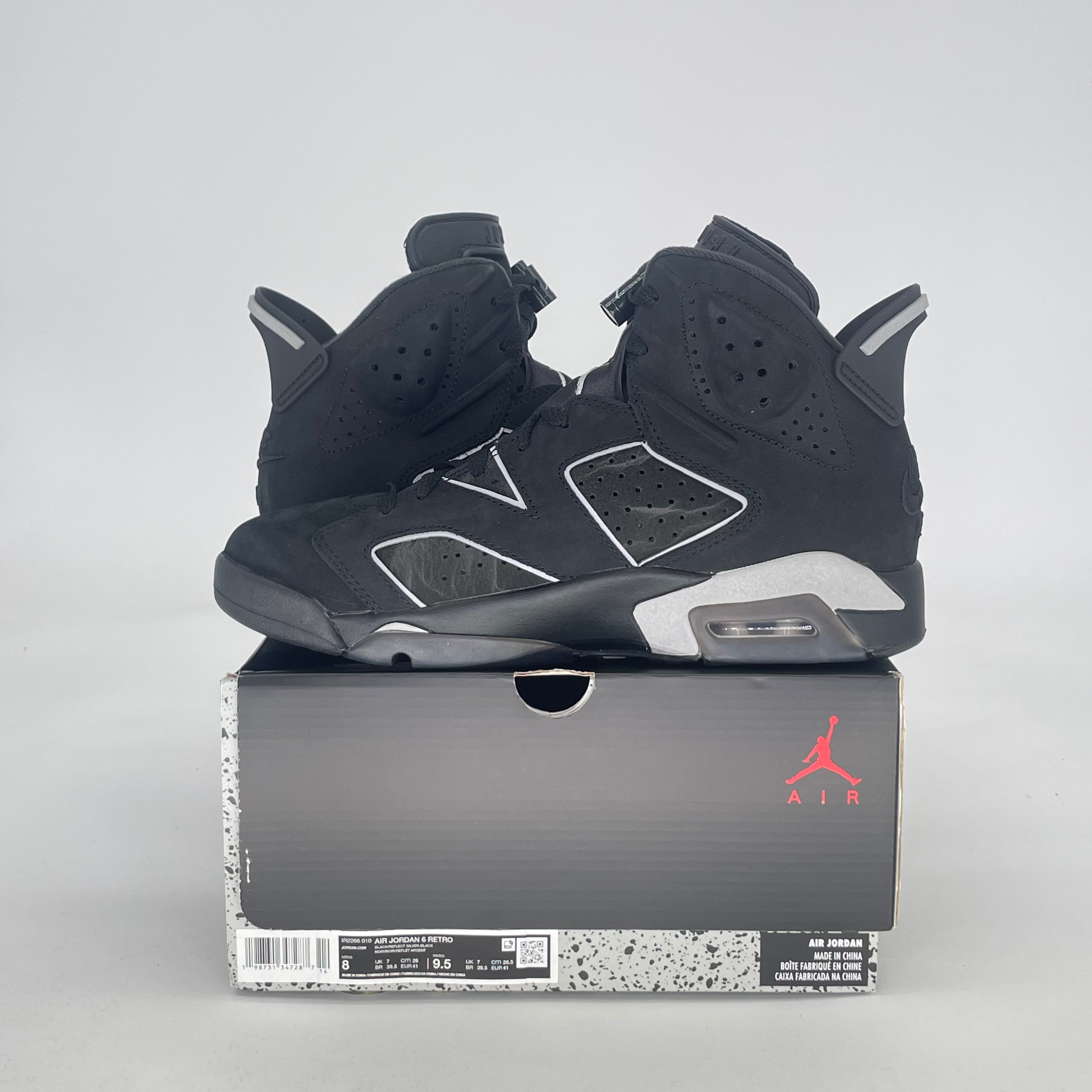 AIR JORDAN 6 CAP AND GOWN IR2266-010 SIZE 8/9.5W