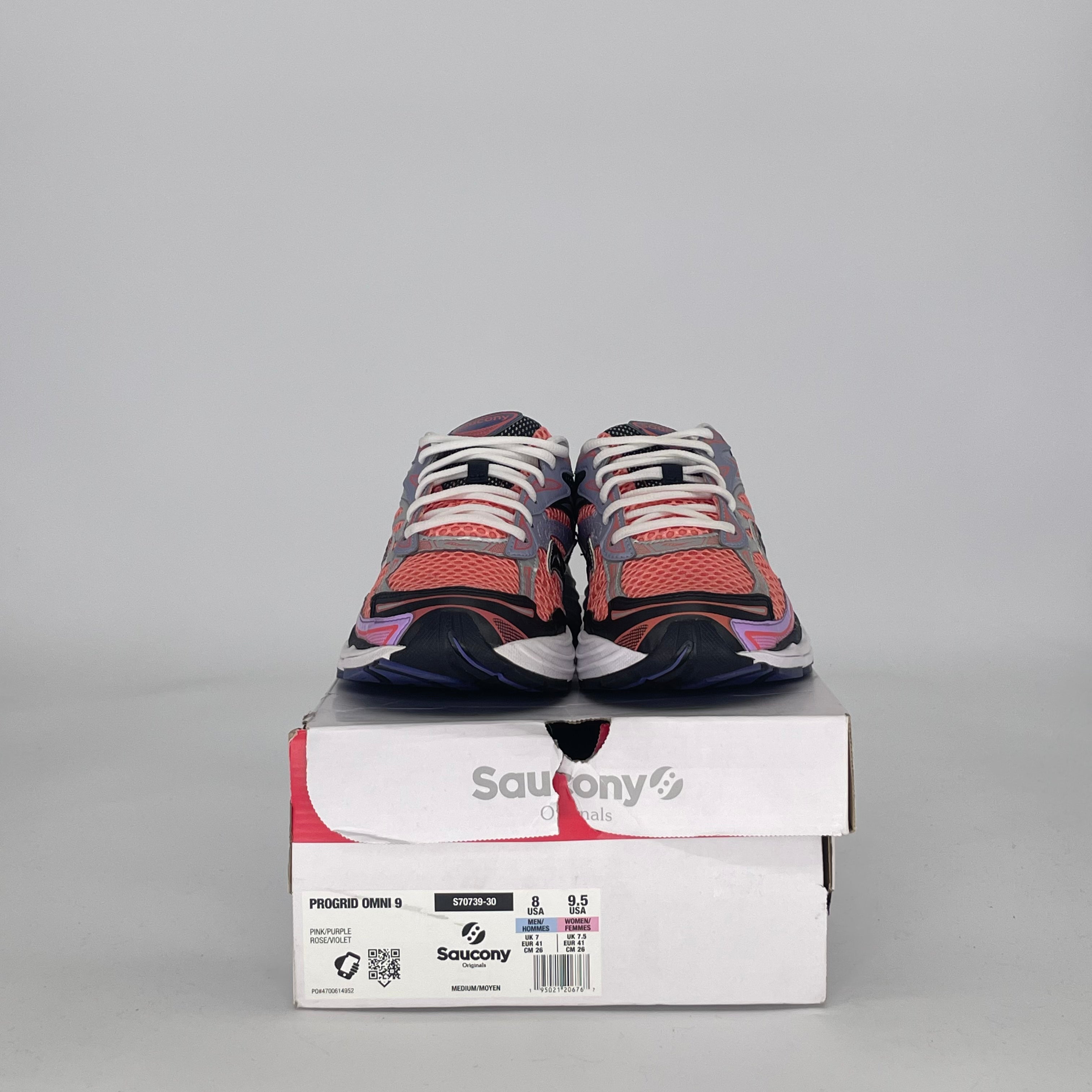 SAUCONY PROGRID OMNI 9 PINK PURPLE S70739-30 SIZE 8/9.5W