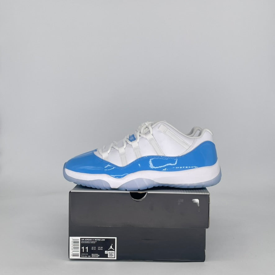 AIR JORDAN 11 LOW UNIVERSITY BLUE FV5104-100 SIZE 11/12.5W